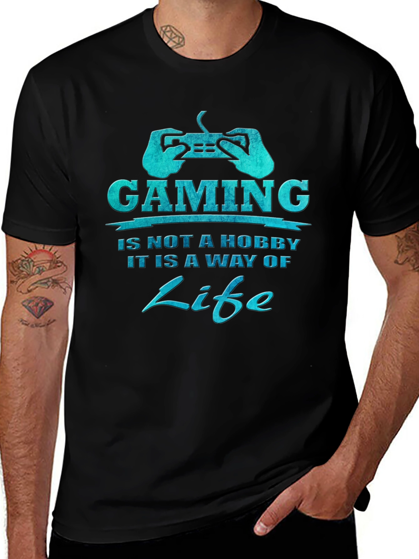 Gaming is a Way of Life T-Shirt - Black