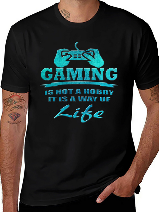 Gaming is a Way of Life T-Shirt - Black