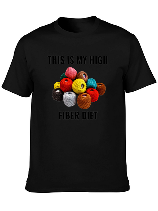 High Fiber Diet T-Shirt - Yarn Lover Tee