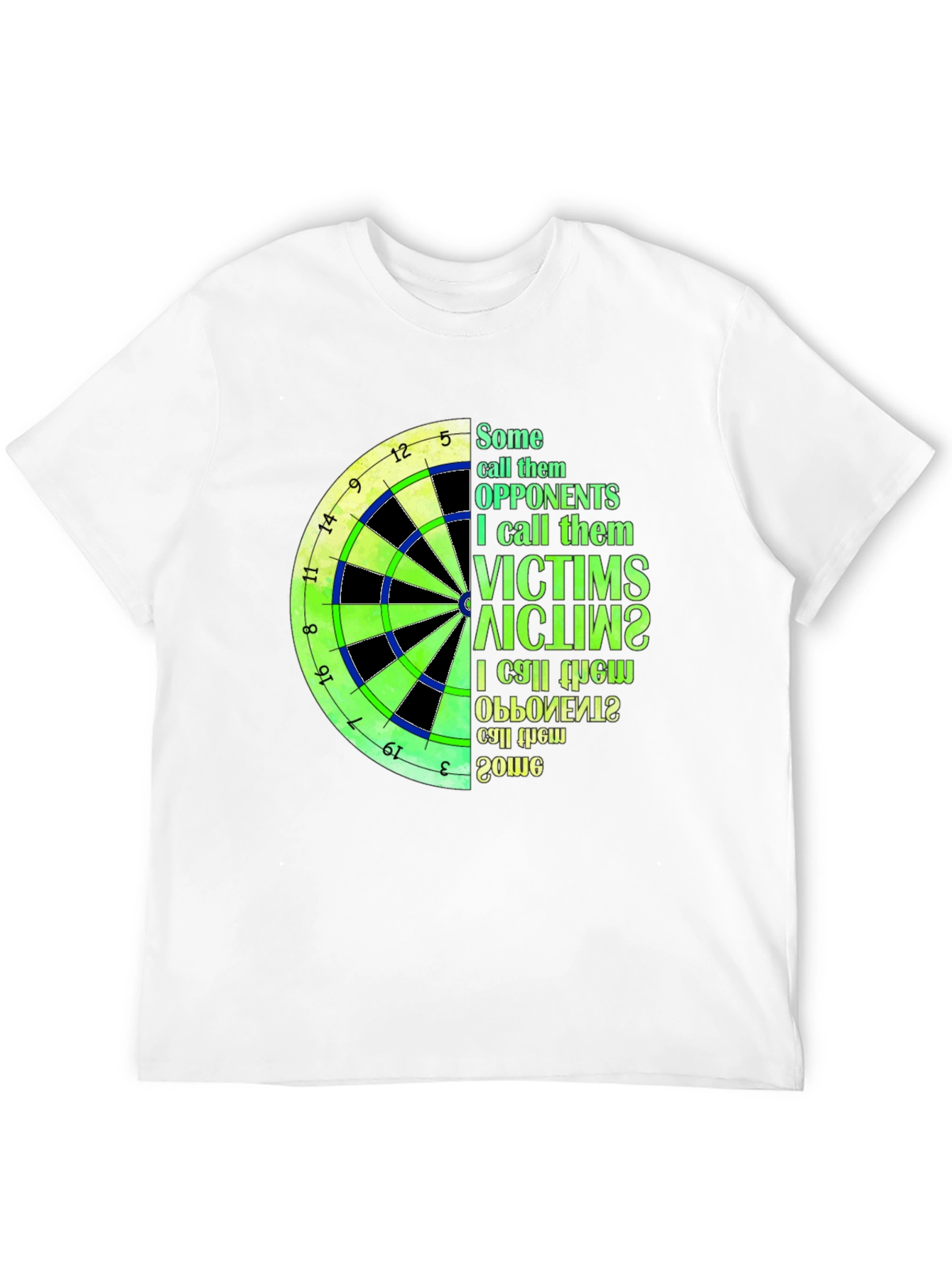 Dartboard Victims T-Shirt - Unique Dart Player Tee