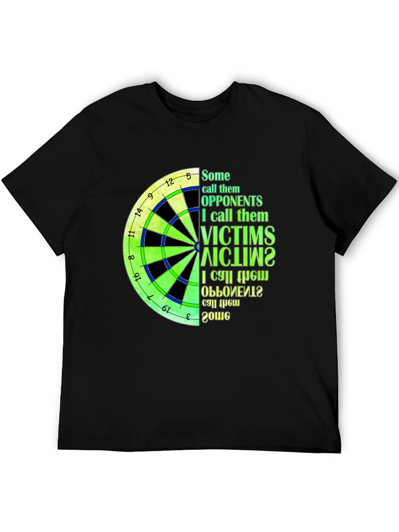 Dartboard Victims T-Shirt - Unique Dart Player Tee