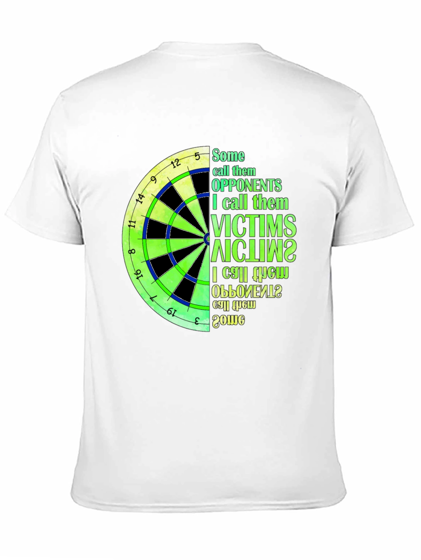 Dartboard Victims T-Shirt - Unique Dart Player Tee