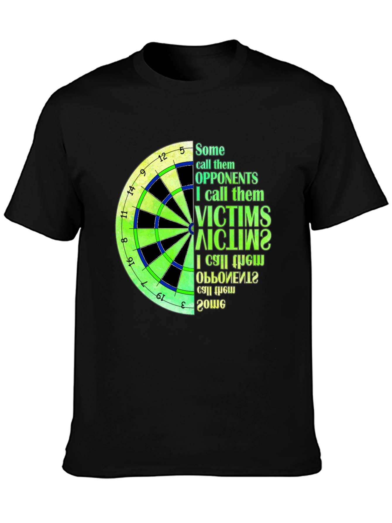 Dartboard Victims T-Shirt - Unique Dart Player Tee