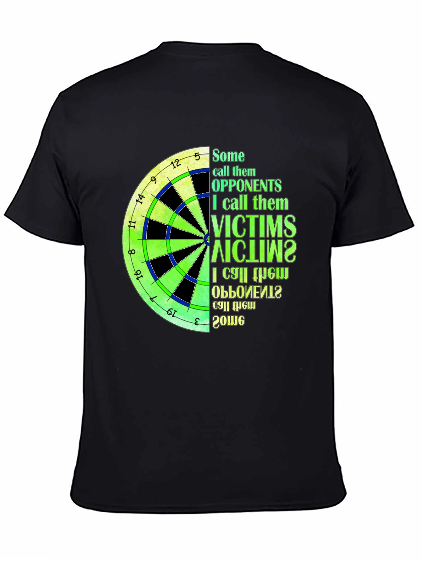 Dartboard Victims T-Shirt - Unique Dart Player Tee