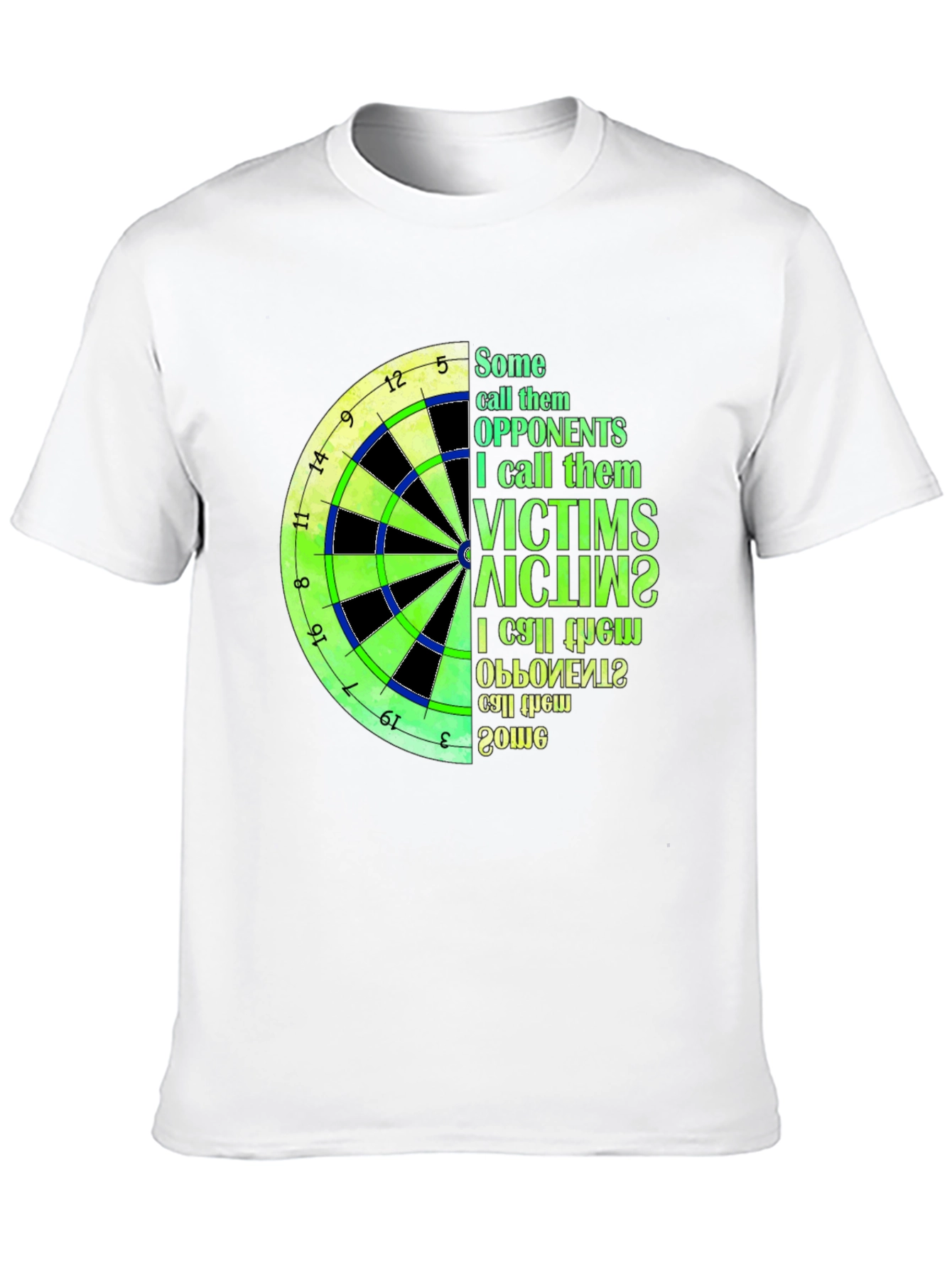 Dartboard Victims T-Shirt - Unique Dart Player Tee