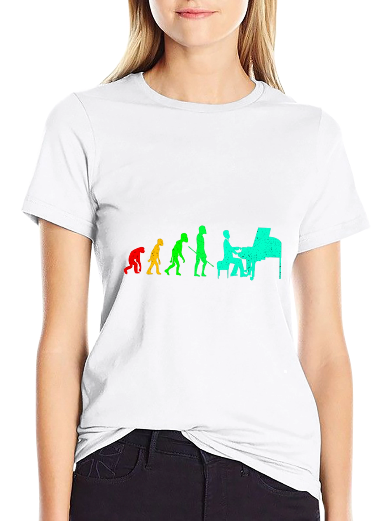 Evolution of Piano Black T-Shirt