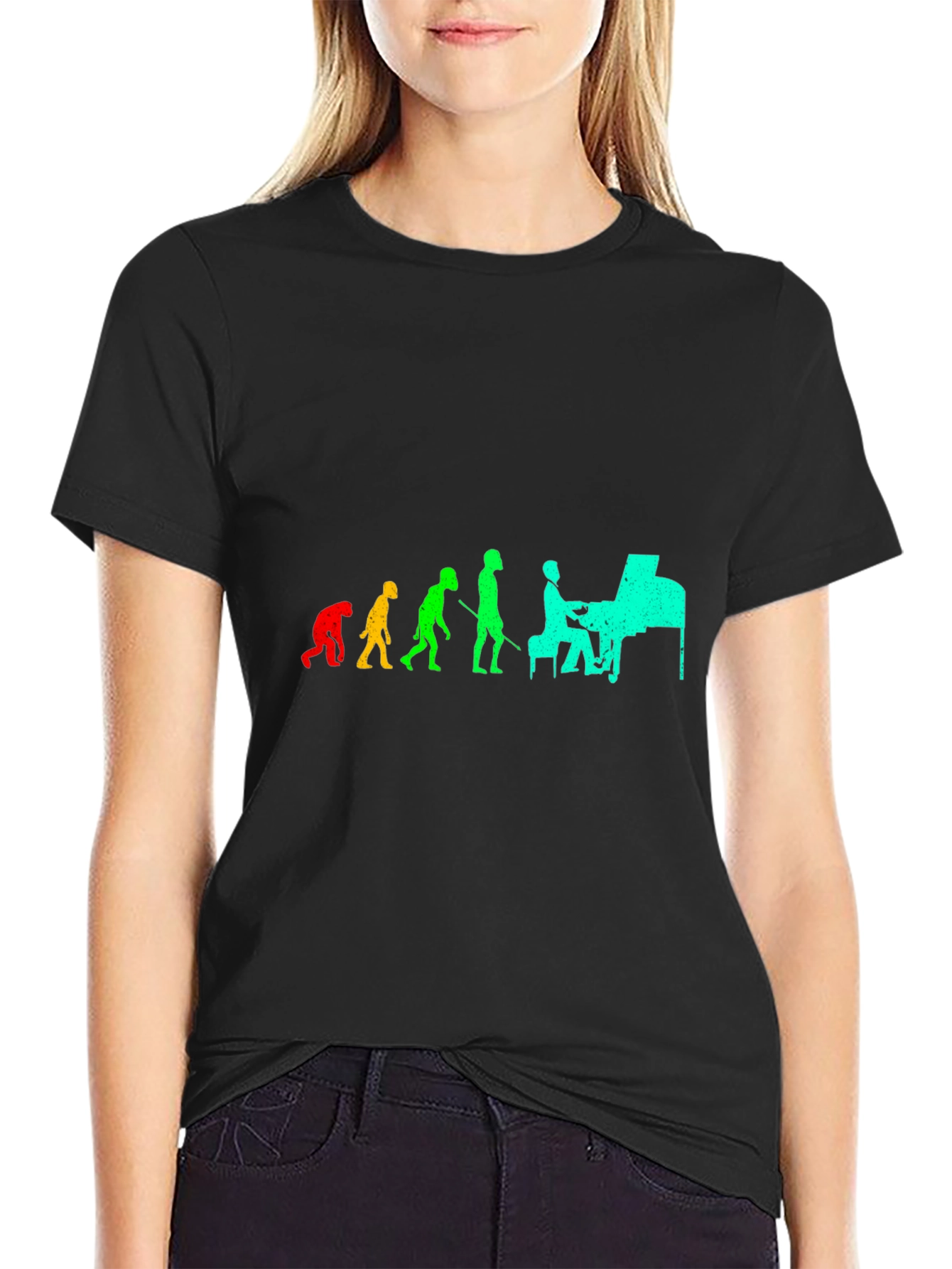 Evolution of Piano Black T-Shirt