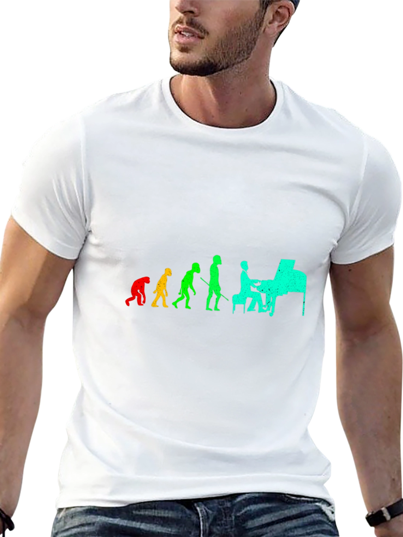 Evolution of Piano Black T-Shirt