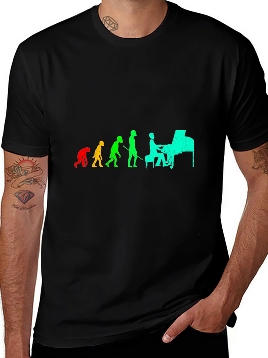 Evolution of Piano Black T-Shirt