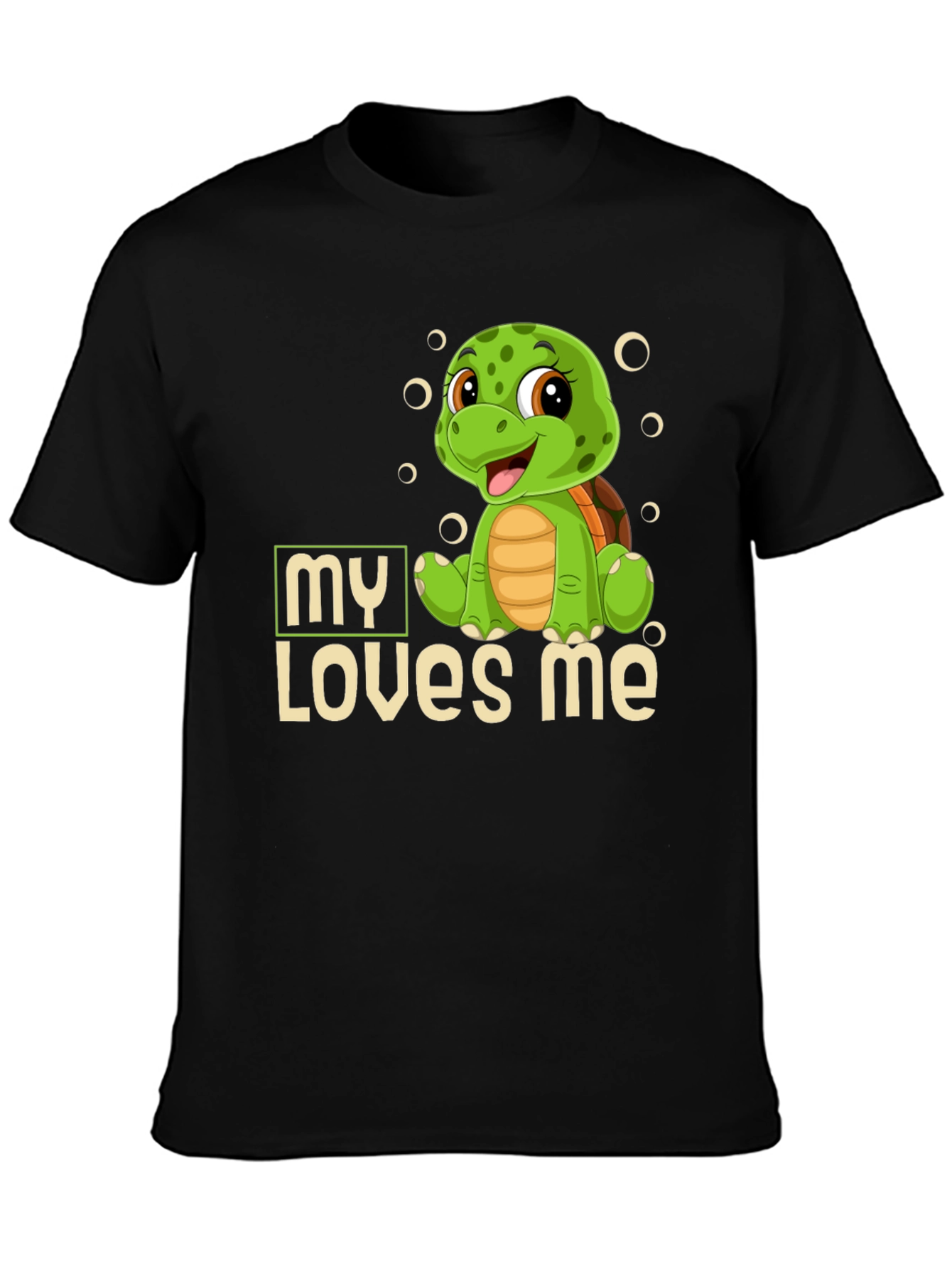 Turtle My Loves Me Graphic T-Shirt