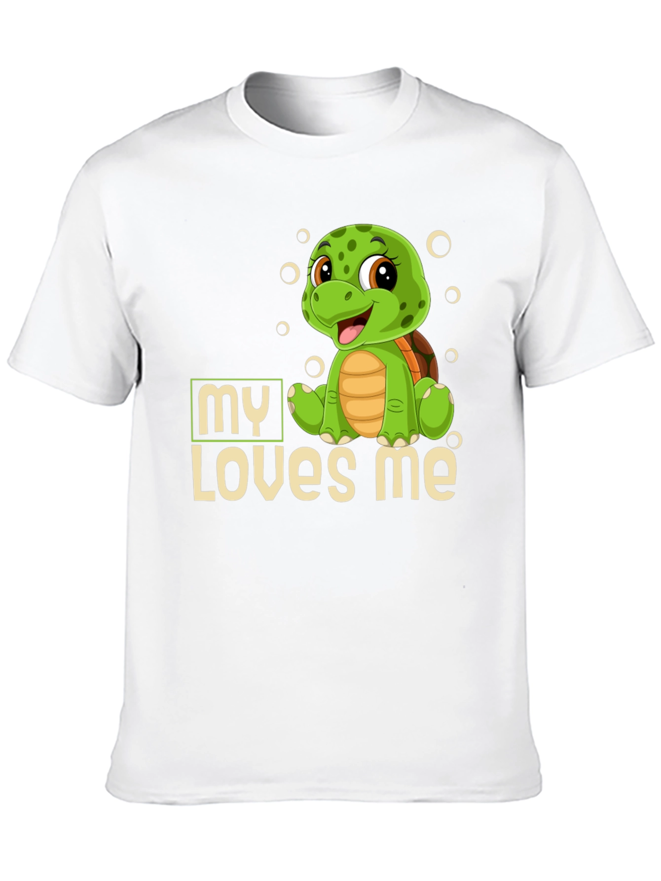 Turtle My Loves Me Graphic T-Shirt