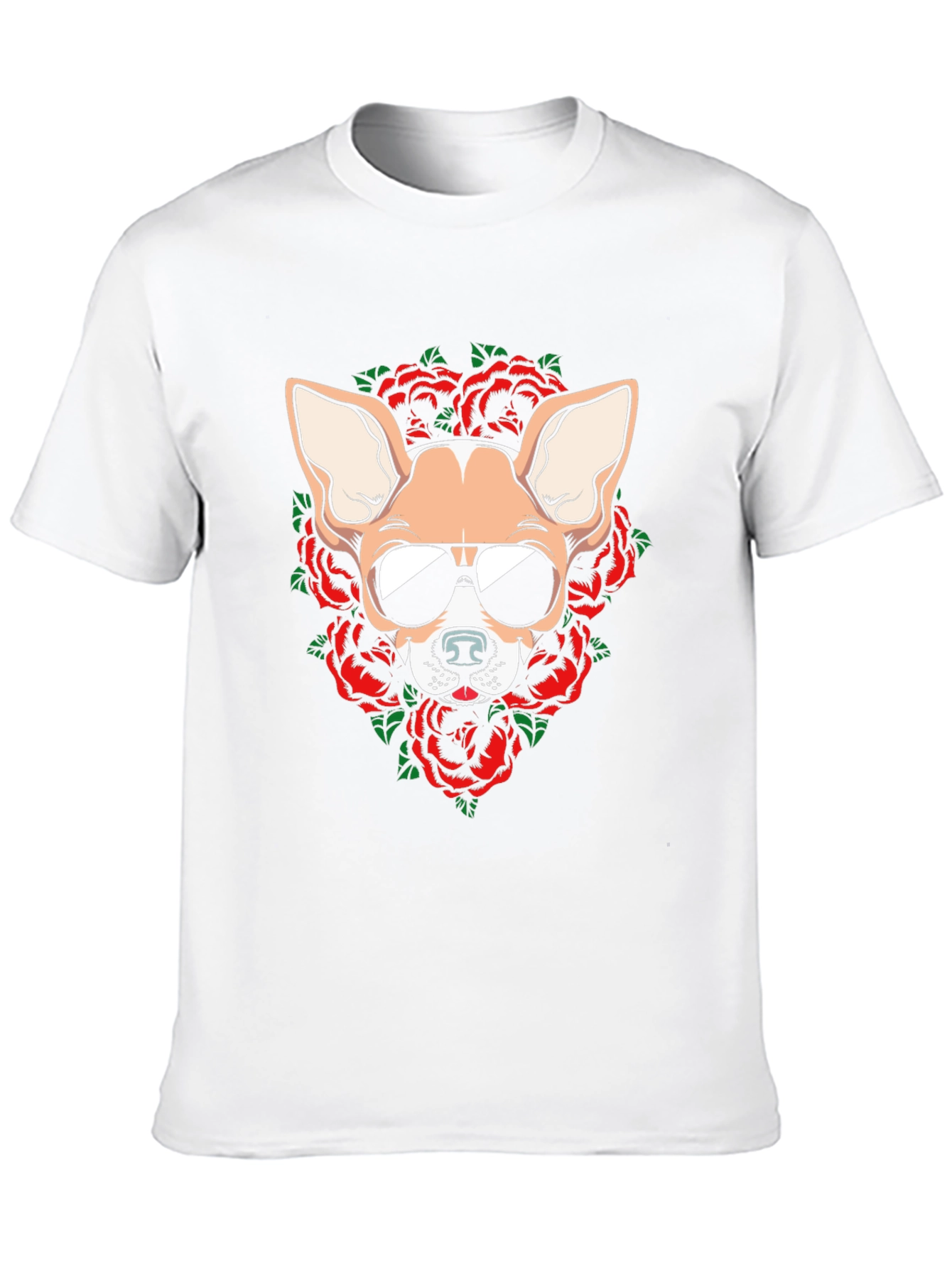 Cool Dog Graphic Tee - Chihuahua in Sunglasses