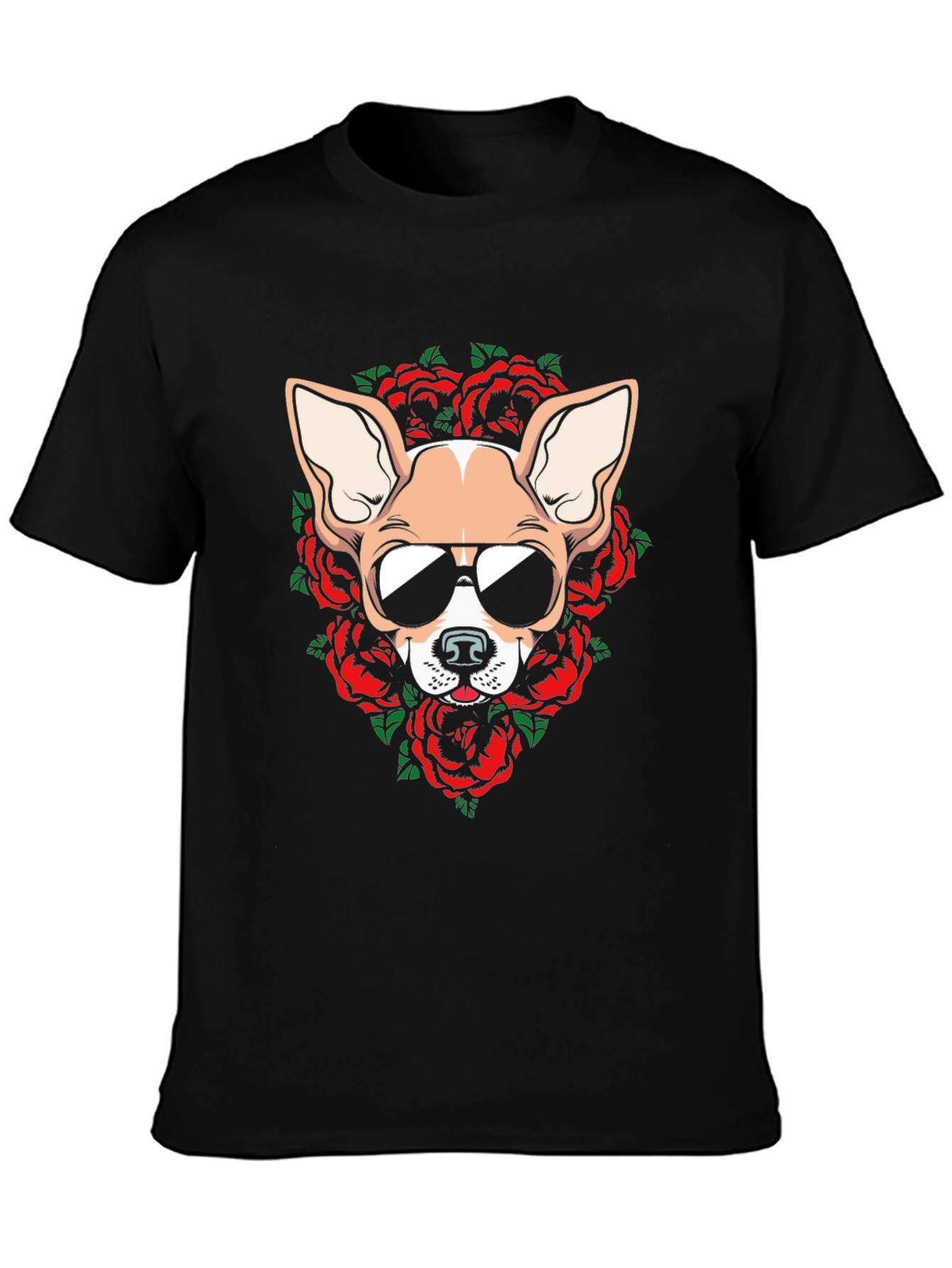 Cool Dog Graphic Tee - Chihuahua in Sunglasses