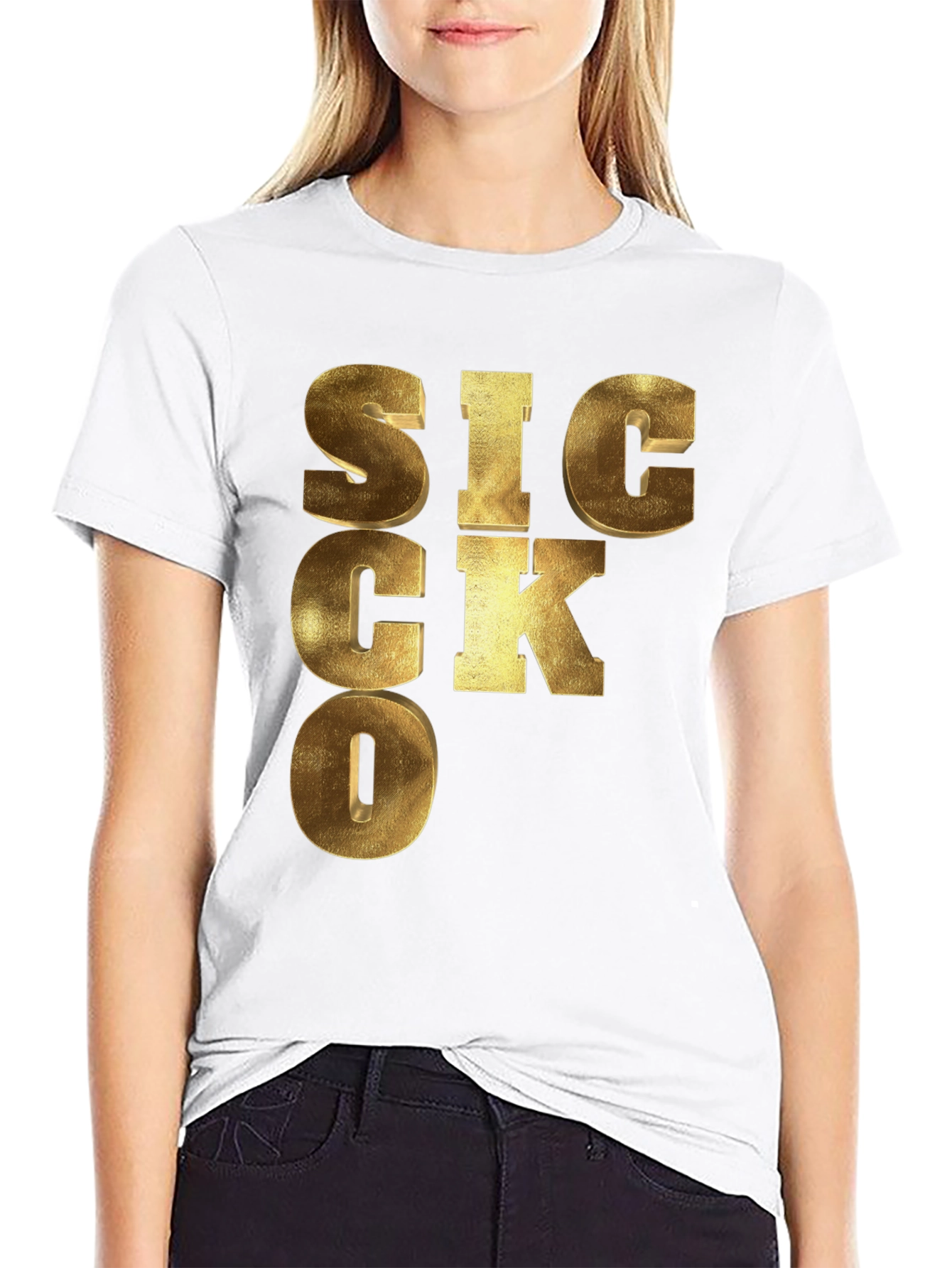 SICKO Graphic Print Tee - Unique Design Bold Style
