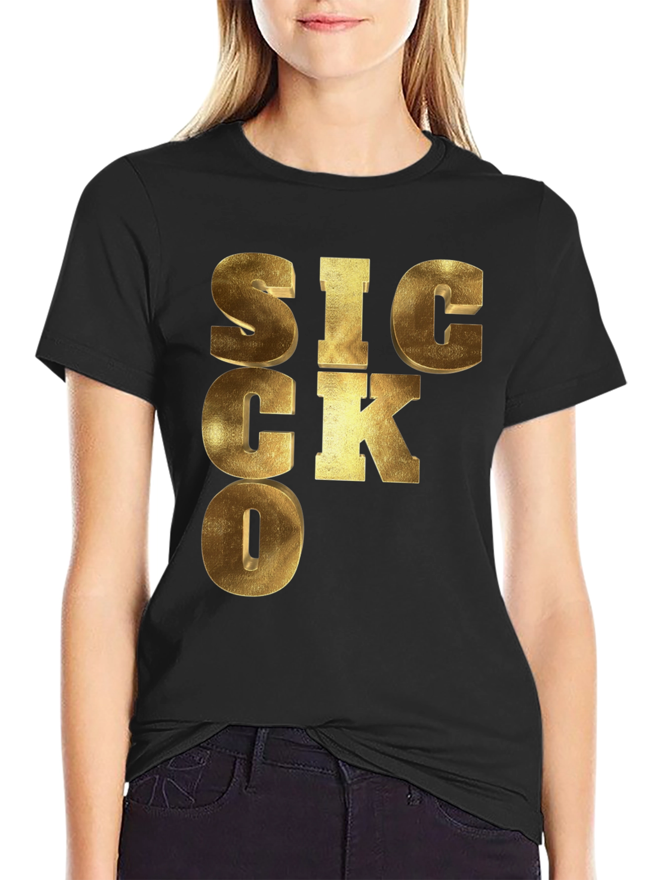 SICKO Graphic Print Tee - Unique Design Bold Style