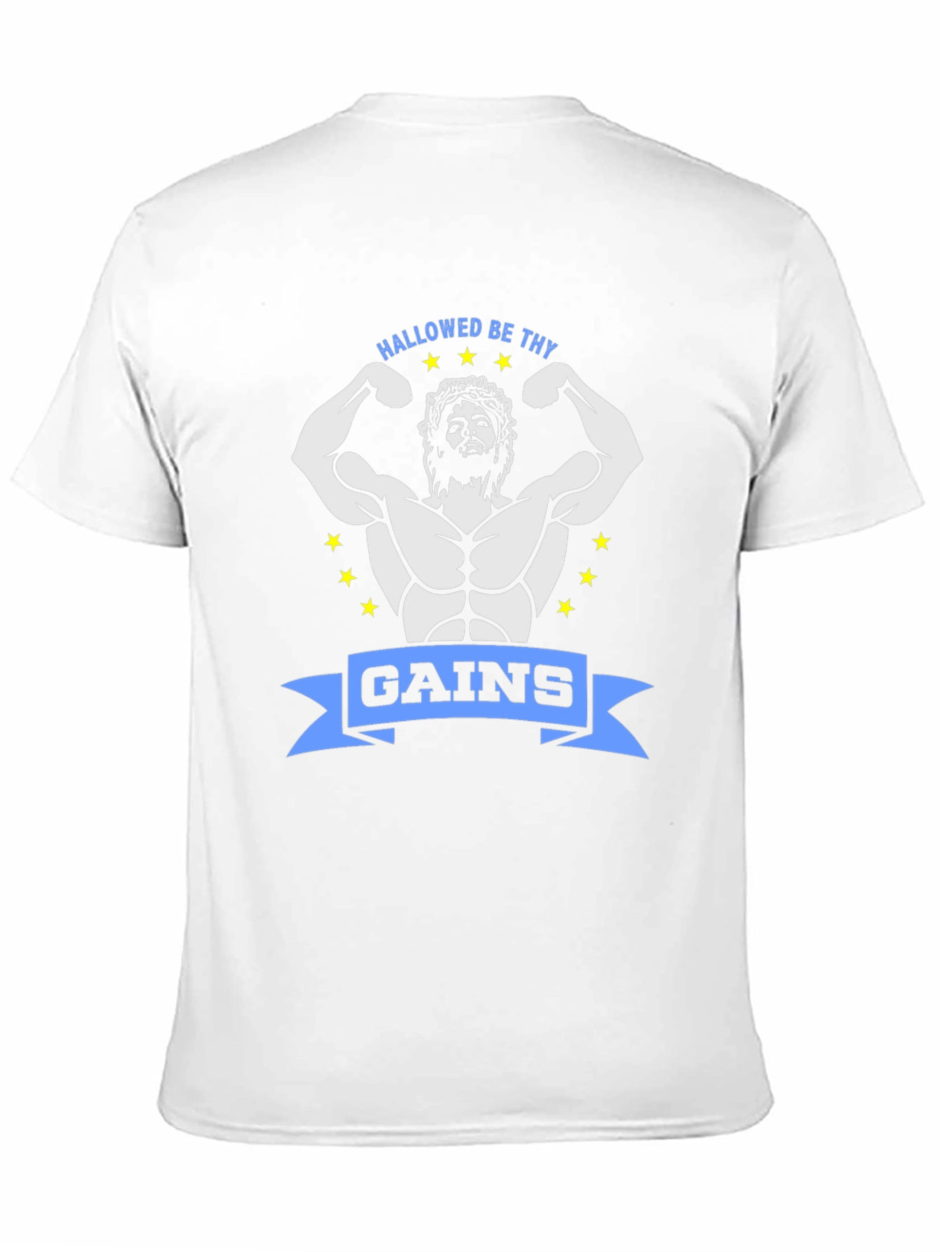 Hallowed Be Thy Gains Graphic Tee - Black