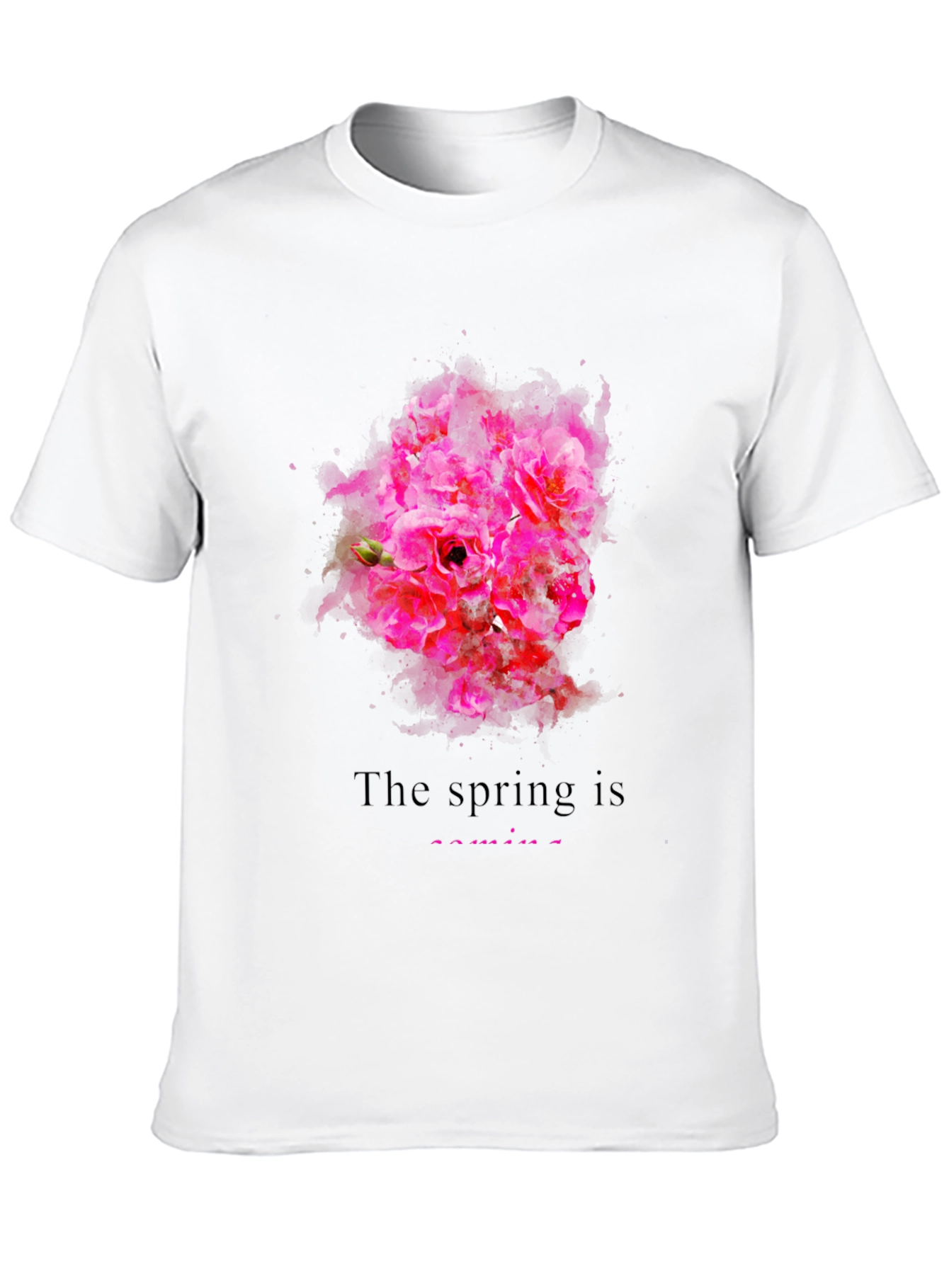 Spring Blossom Graphic T-Shirt for Men