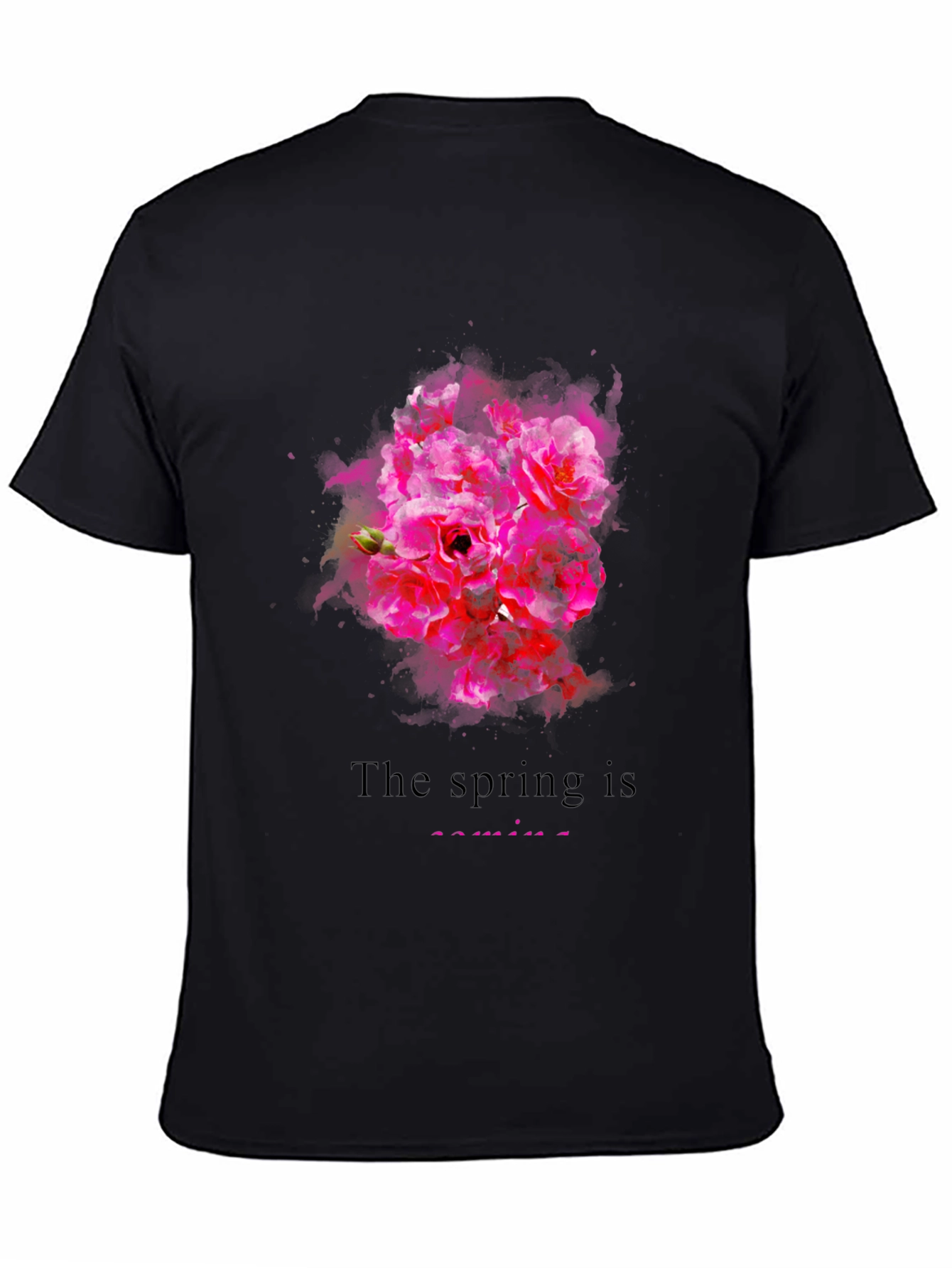 Spring Blossom Graphic T-Shirt for Men