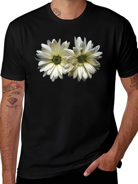 Daisy Flower Graphic T-Shirt - Stylish Cotton Tee