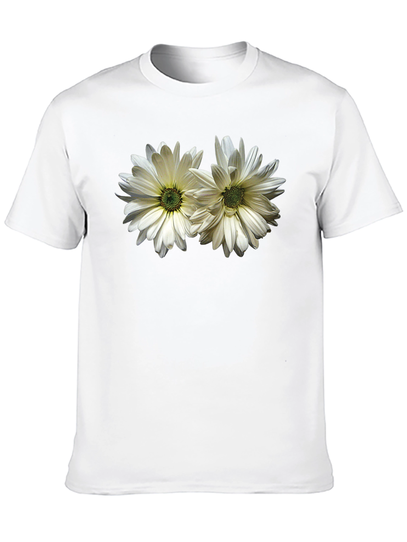 Daisy Flower Graphic T-Shirt - Stylish Cotton Tee