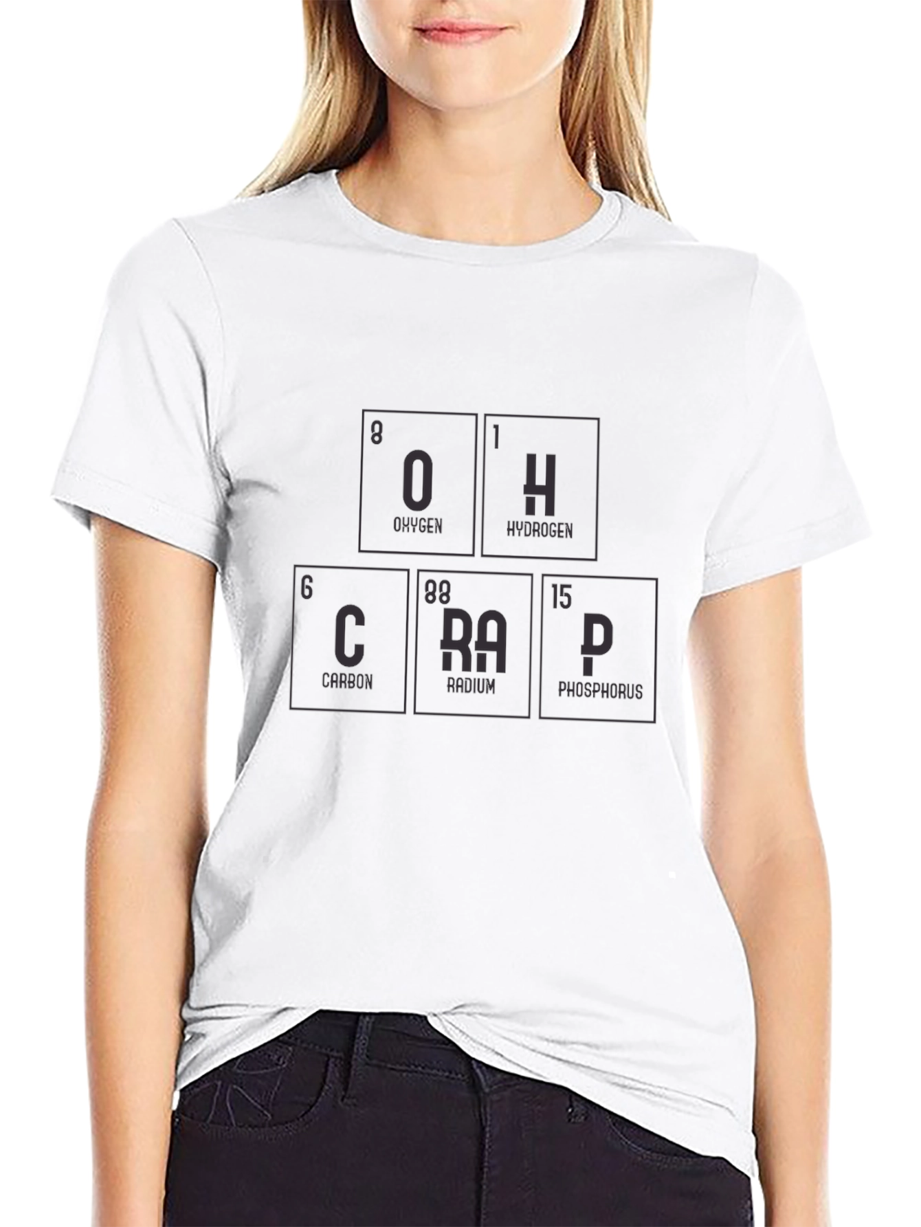 Periodic Table OH CRAP Graphic T-Shirt