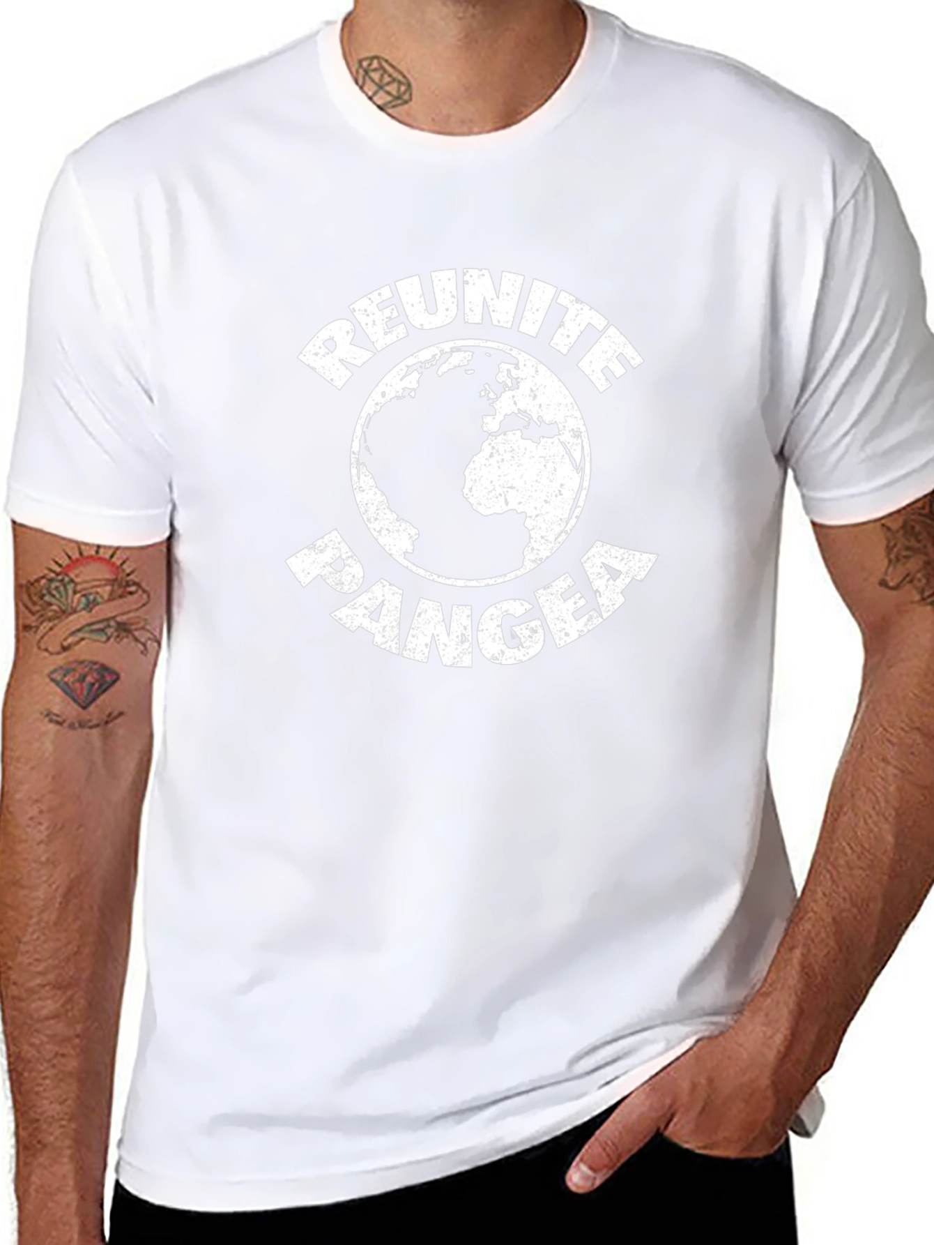 Reunite Pangea Graphic Tee - Earth Geography T-Shirt