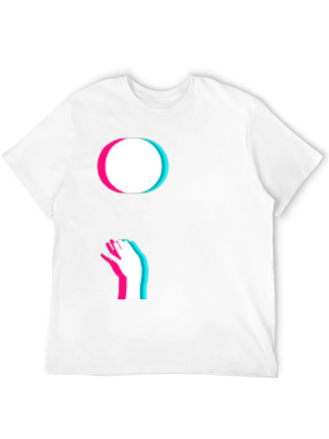 Trendy Graphic Tee - TikTok Hand Design