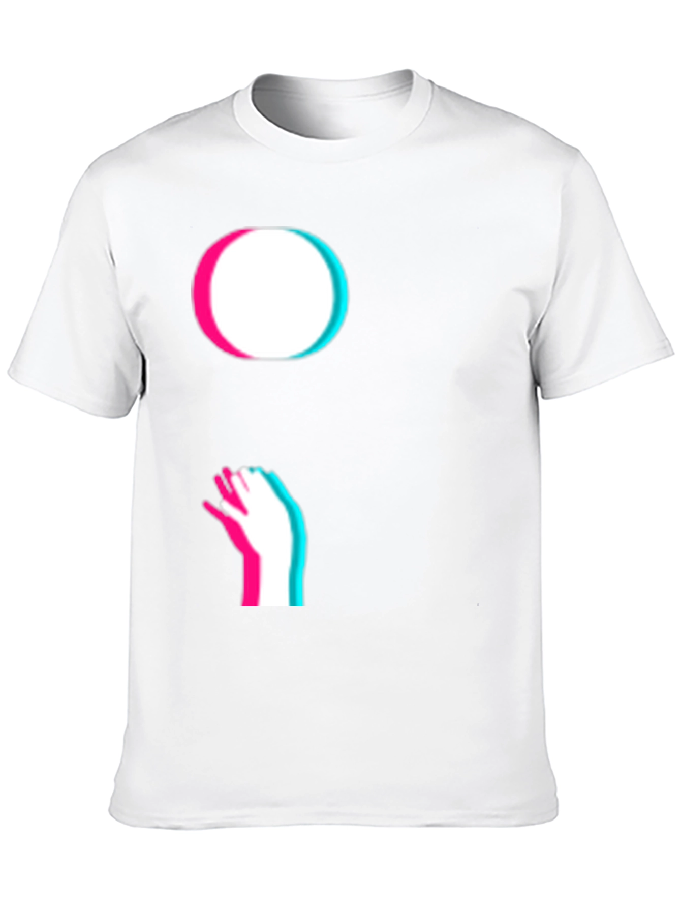 Trendy Graphic Tee - TikTok Hand Design