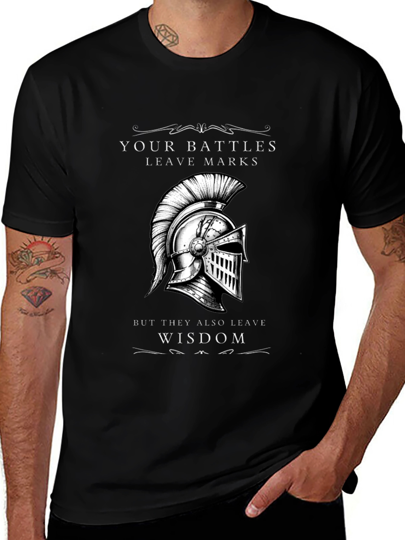 Battles Leave Marks Wisdom T-Shirt