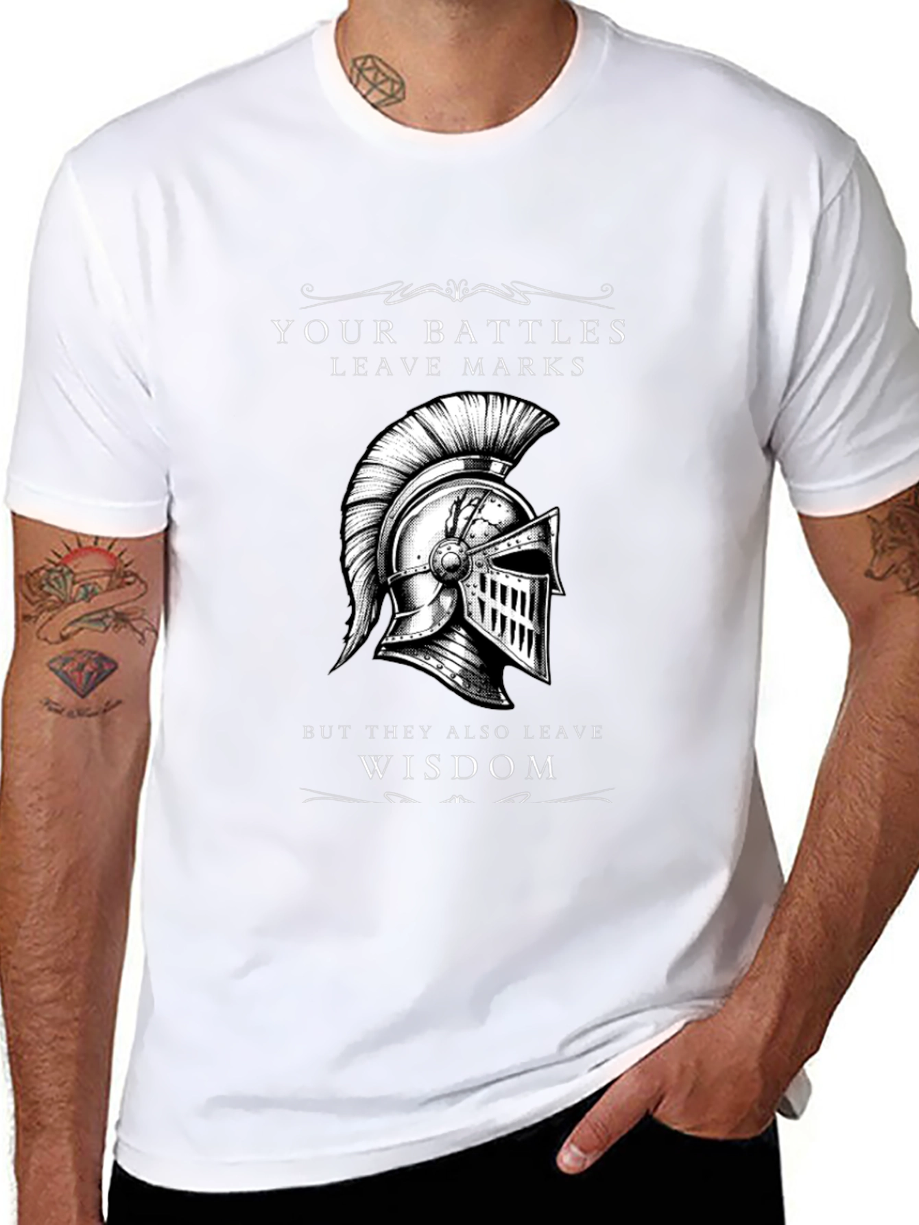 Battles Leave Marks Wisdom T-Shirt