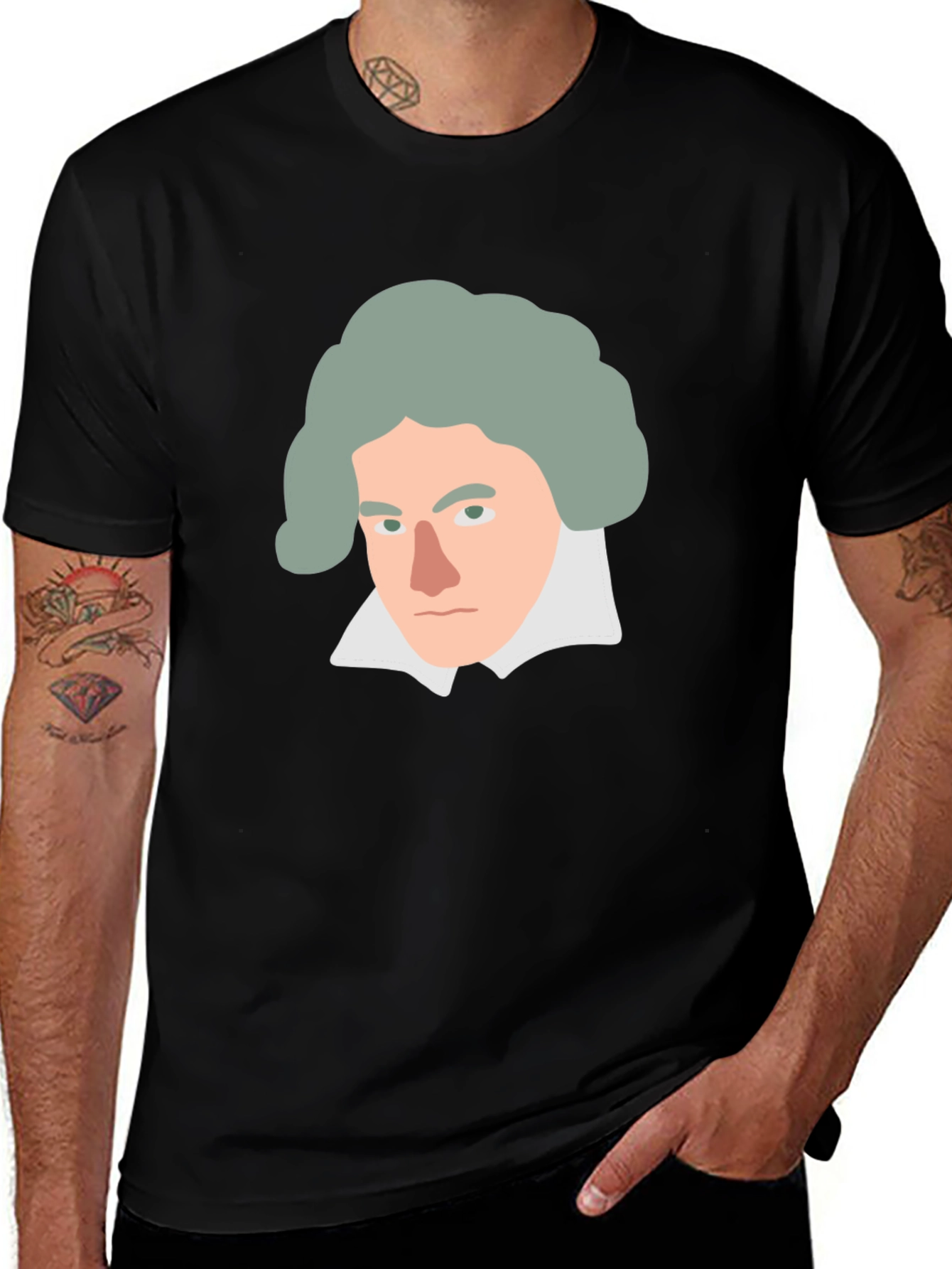 Beethoven Graphic Tee - Classic Composer Shirt