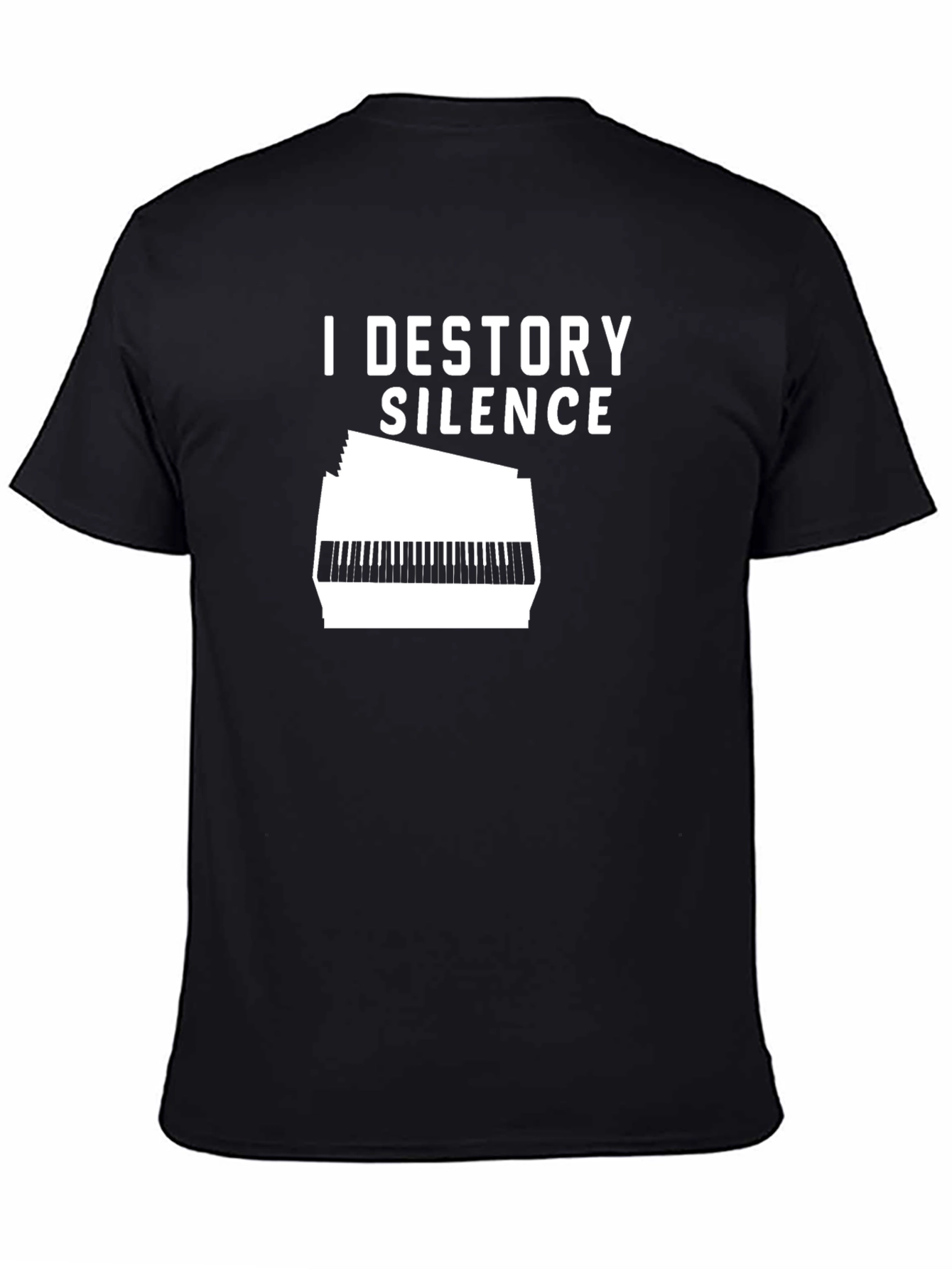 I Destroy Silence T-Shirt - Music Lover Tee