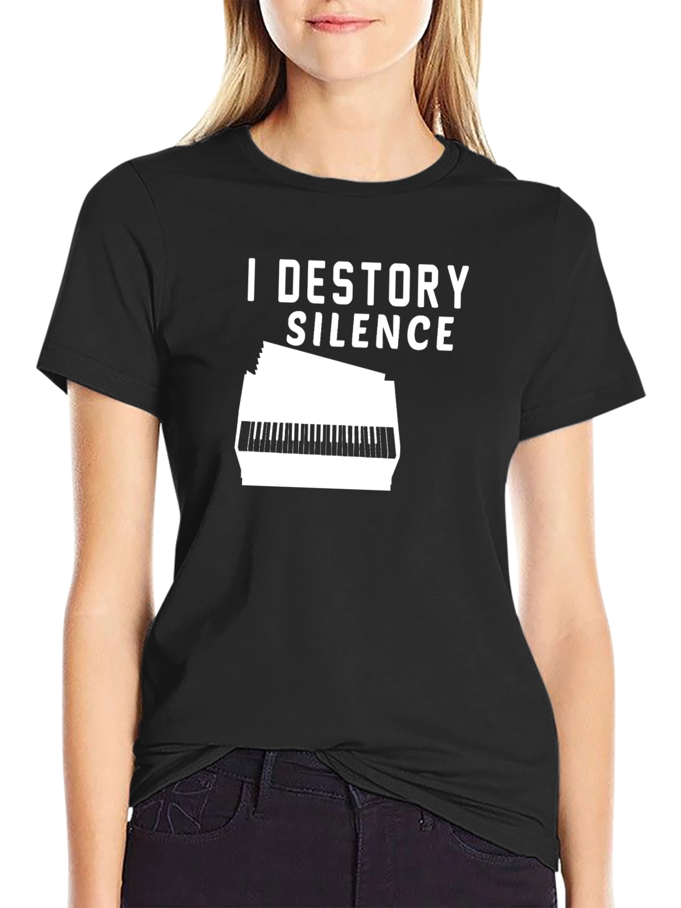 I Destroy Silence T-Shirt - Music Lover Tee
