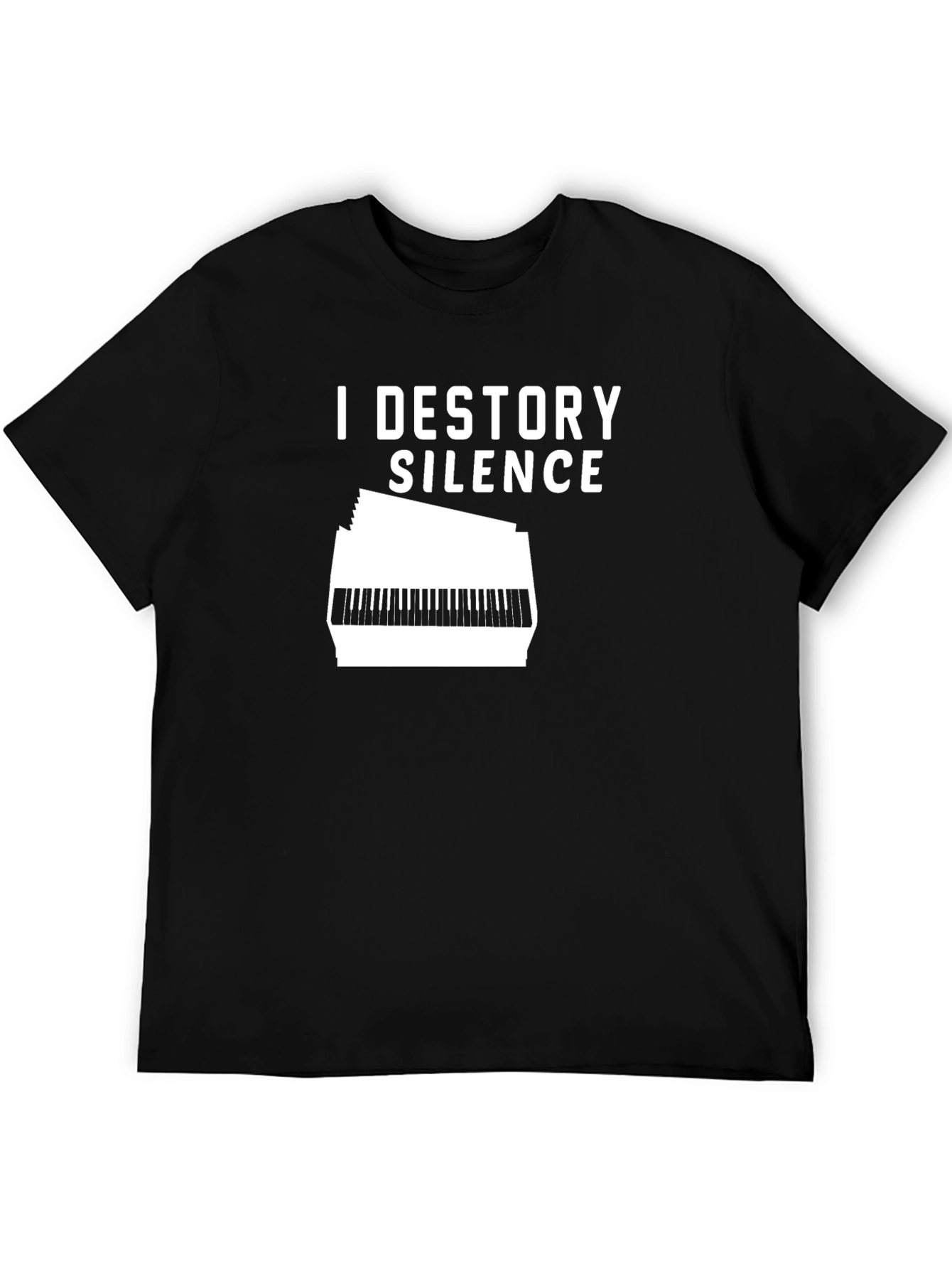 I Destroy Silence T-Shirt - Music Lover Tee