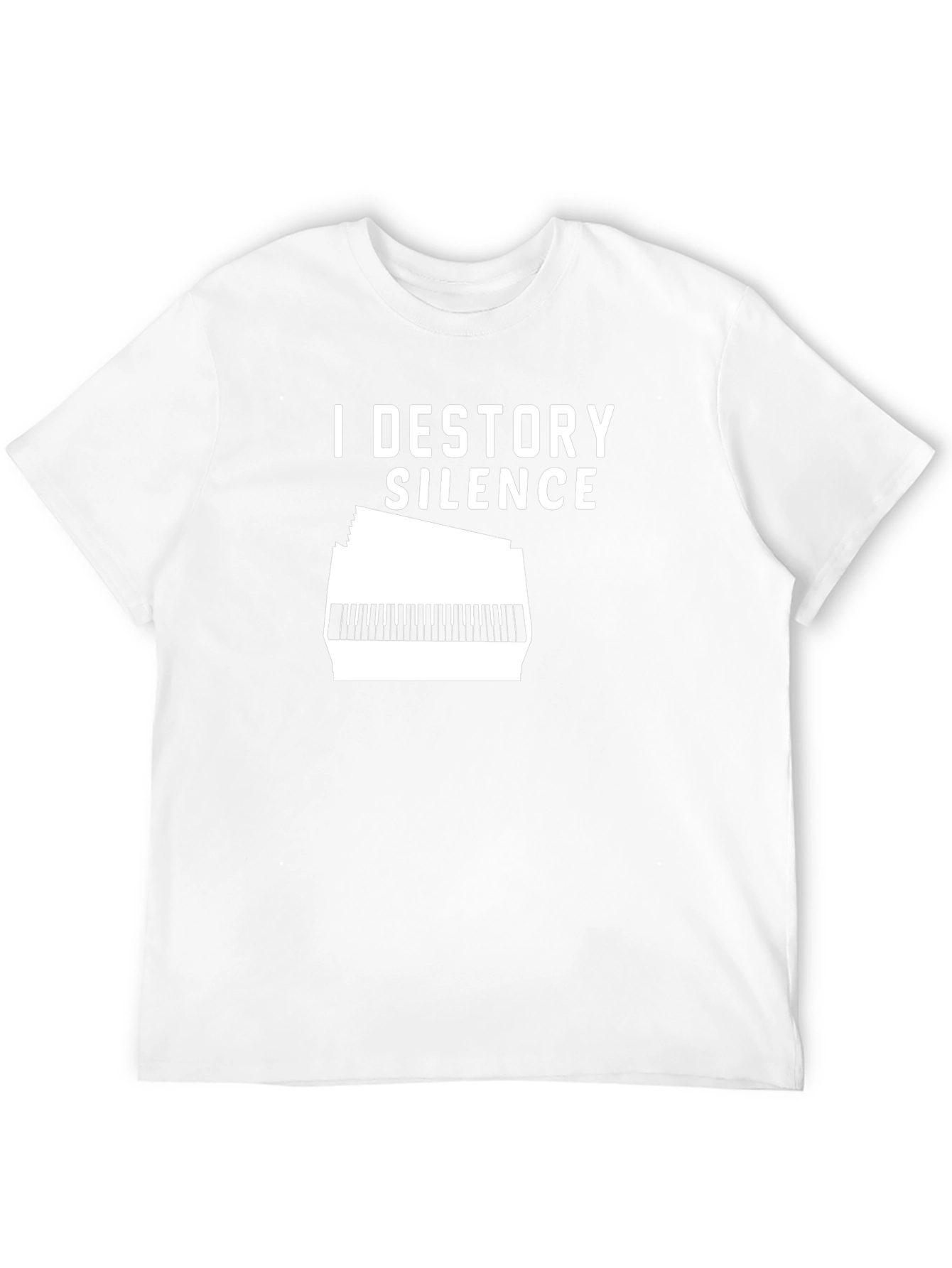 I Destroy Silence T-Shirt - Music Lover Tee