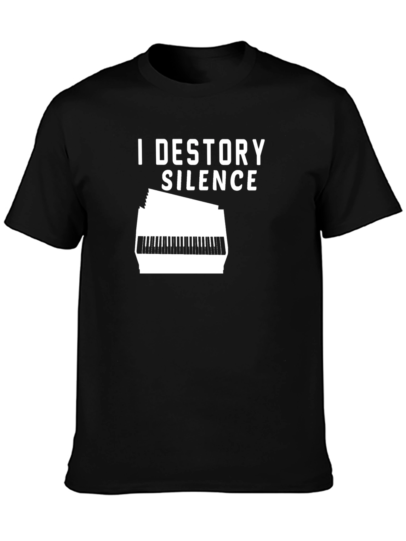 I Destroy Silence T-Shirt - Music Lover Tee