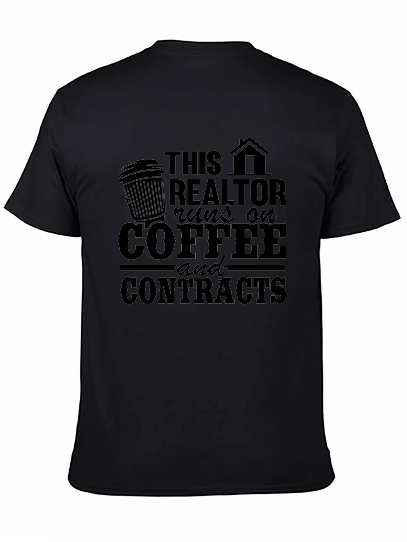 Realtor Coffee & Contracts T-Shirt