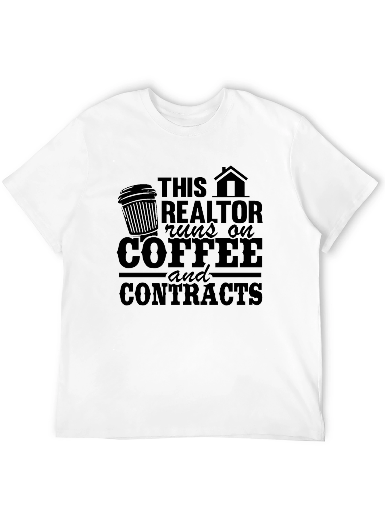 Realtor Coffee & Contracts T-Shirt