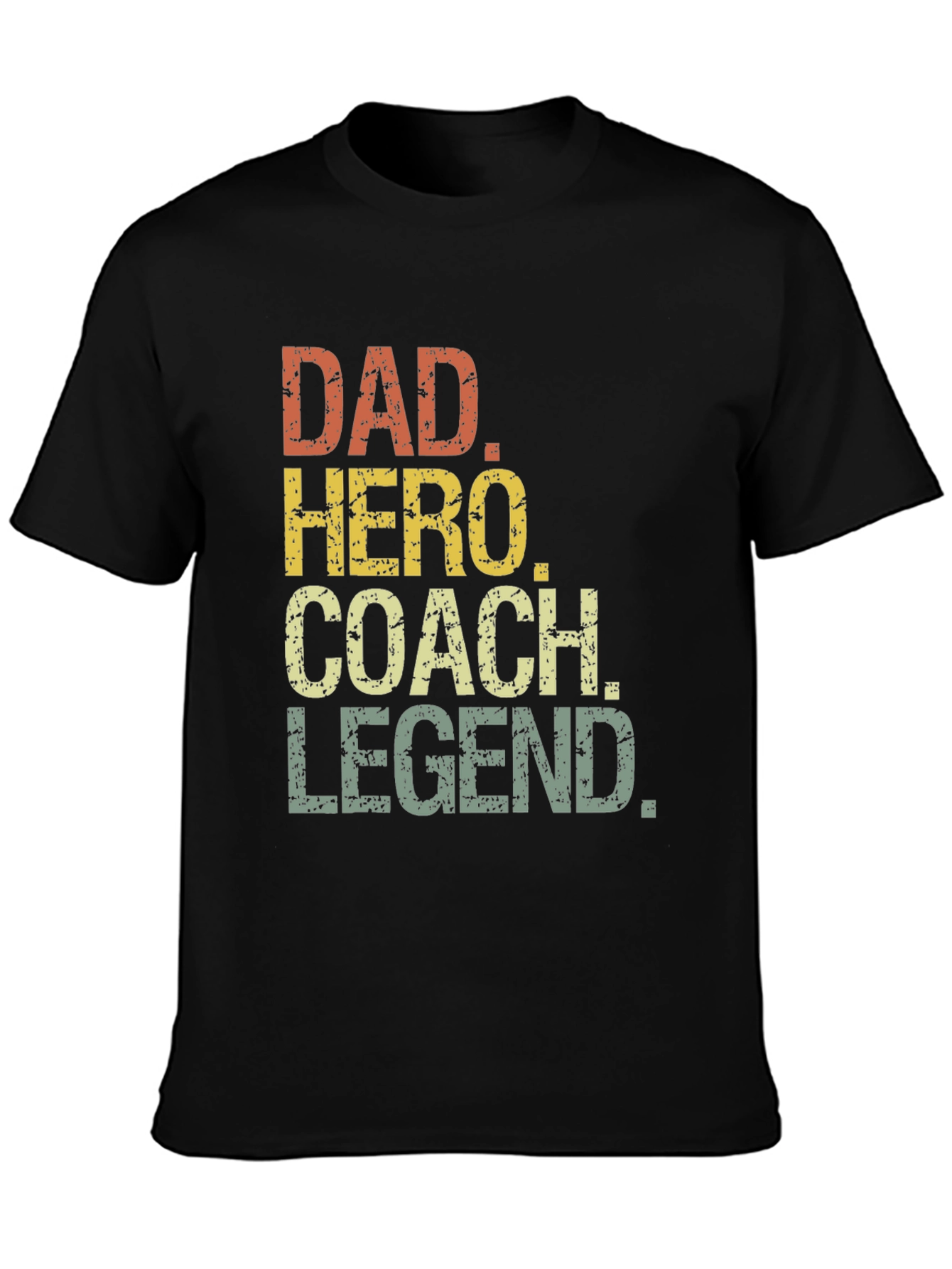 Dad Hero Coach Legend Mens T-Shirt