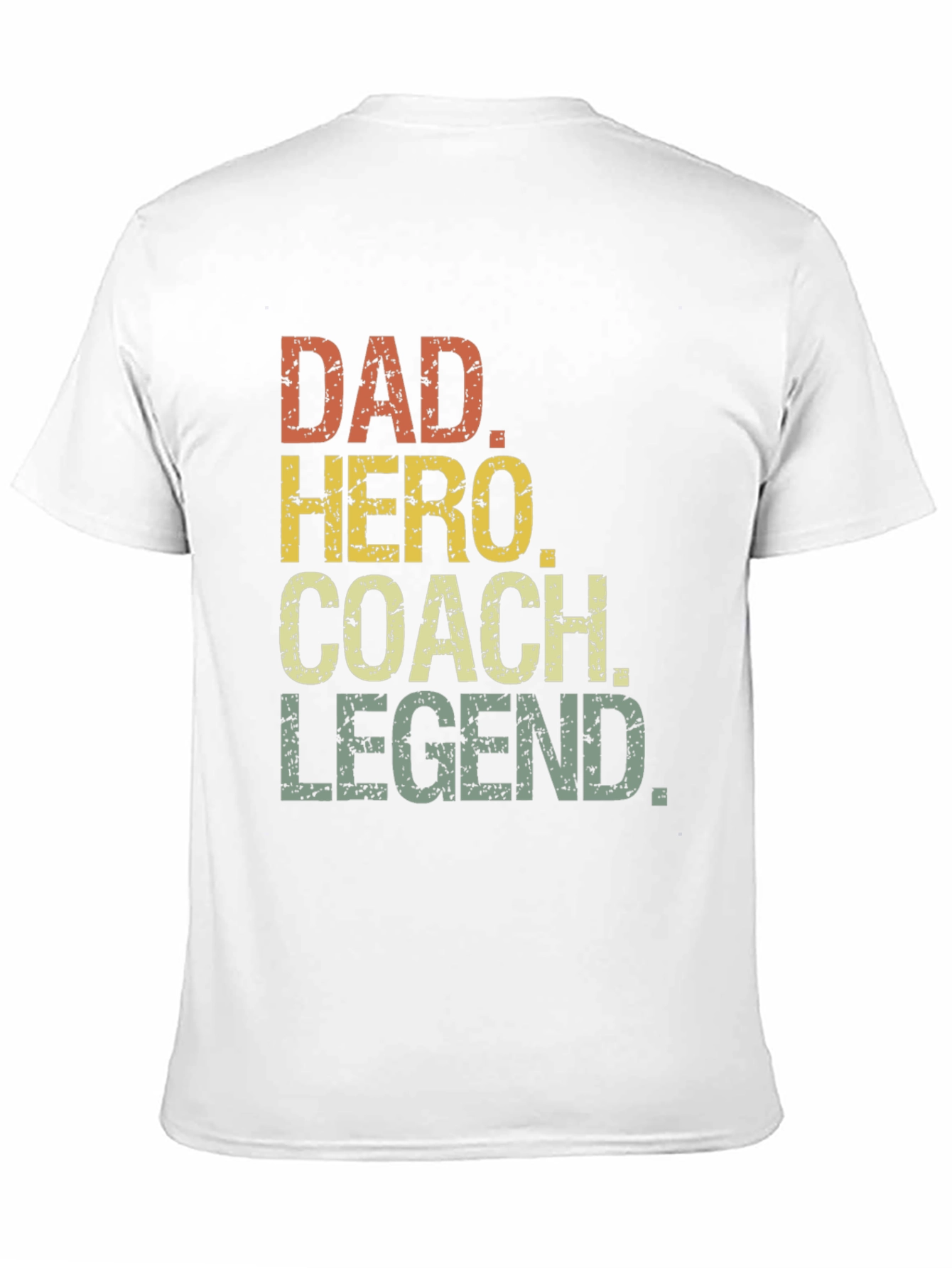 Dad Hero Coach Legend Mens T-Shirt