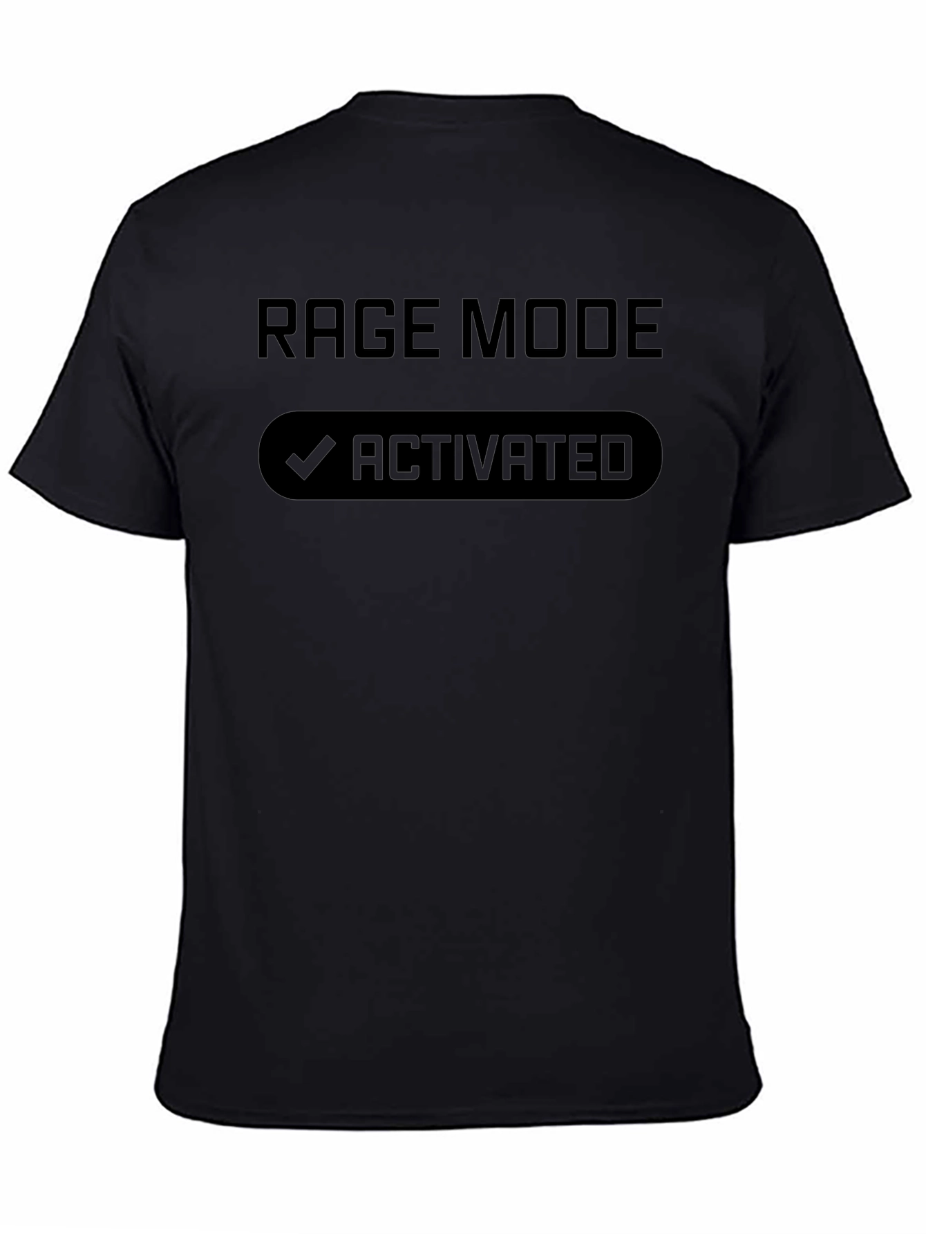 Rage Mode Activated Graphic Tee - Black