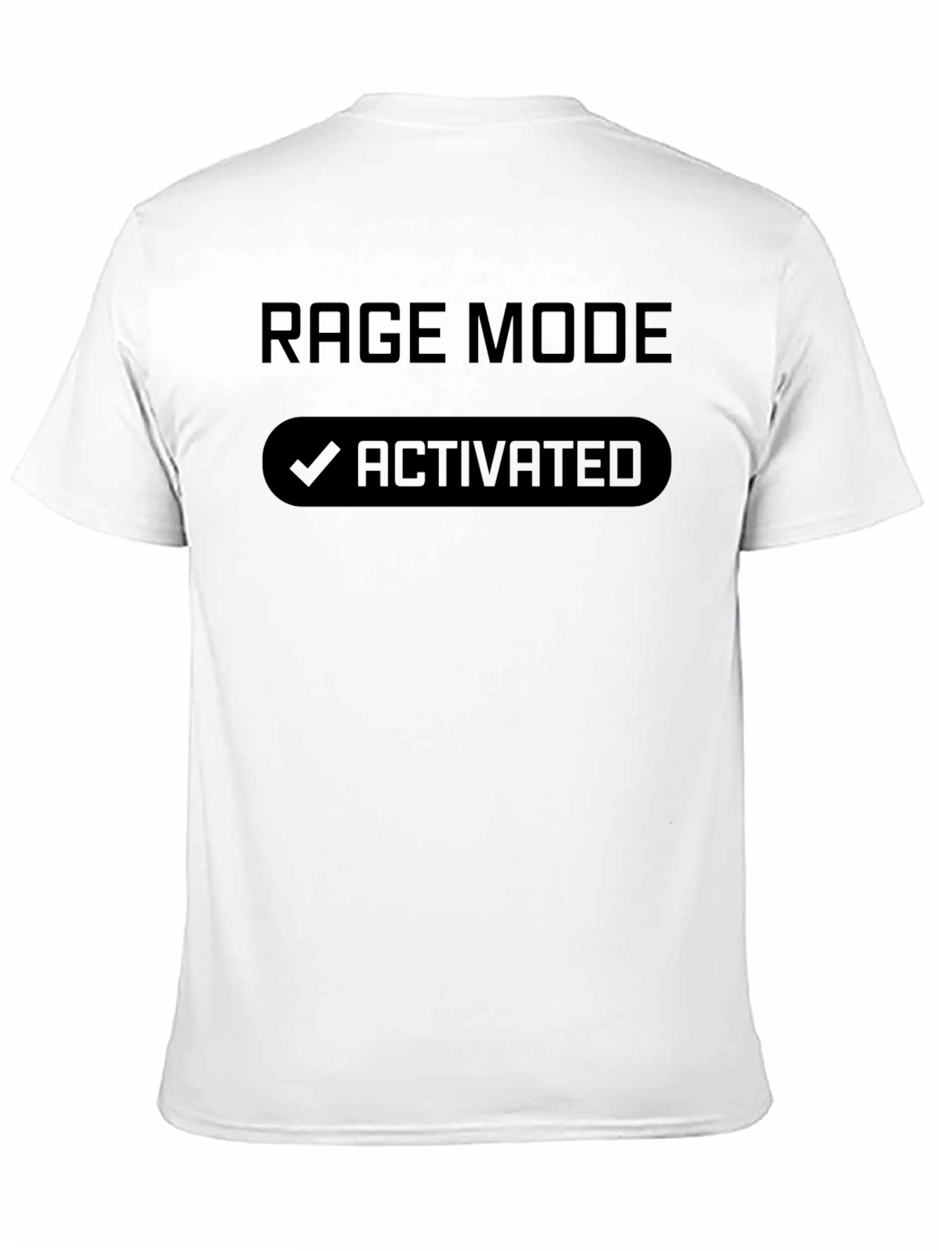 Rage Mode Activated Graphic Tee - Black