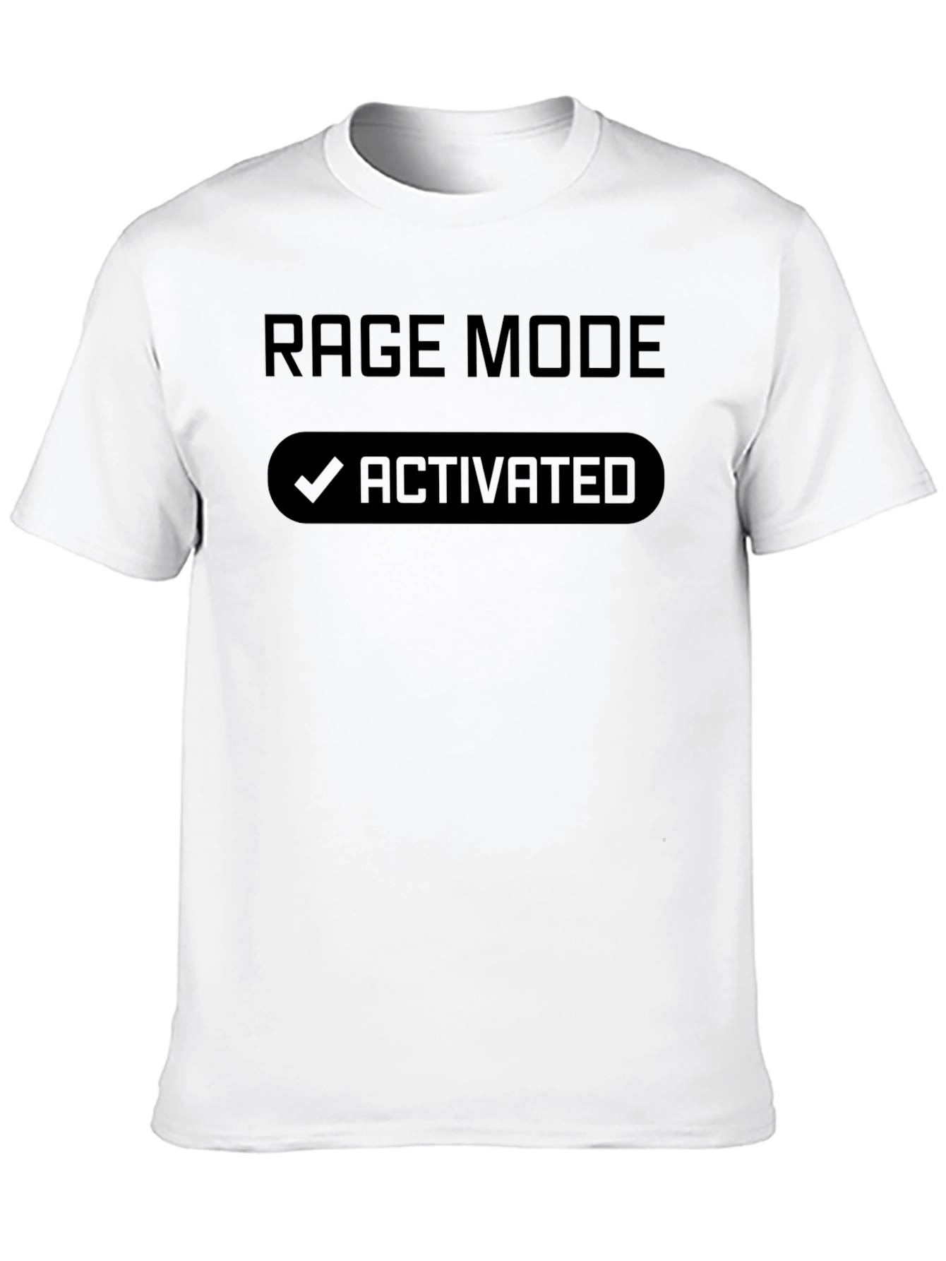 Rage Mode Activated Graphic Tee - Black
