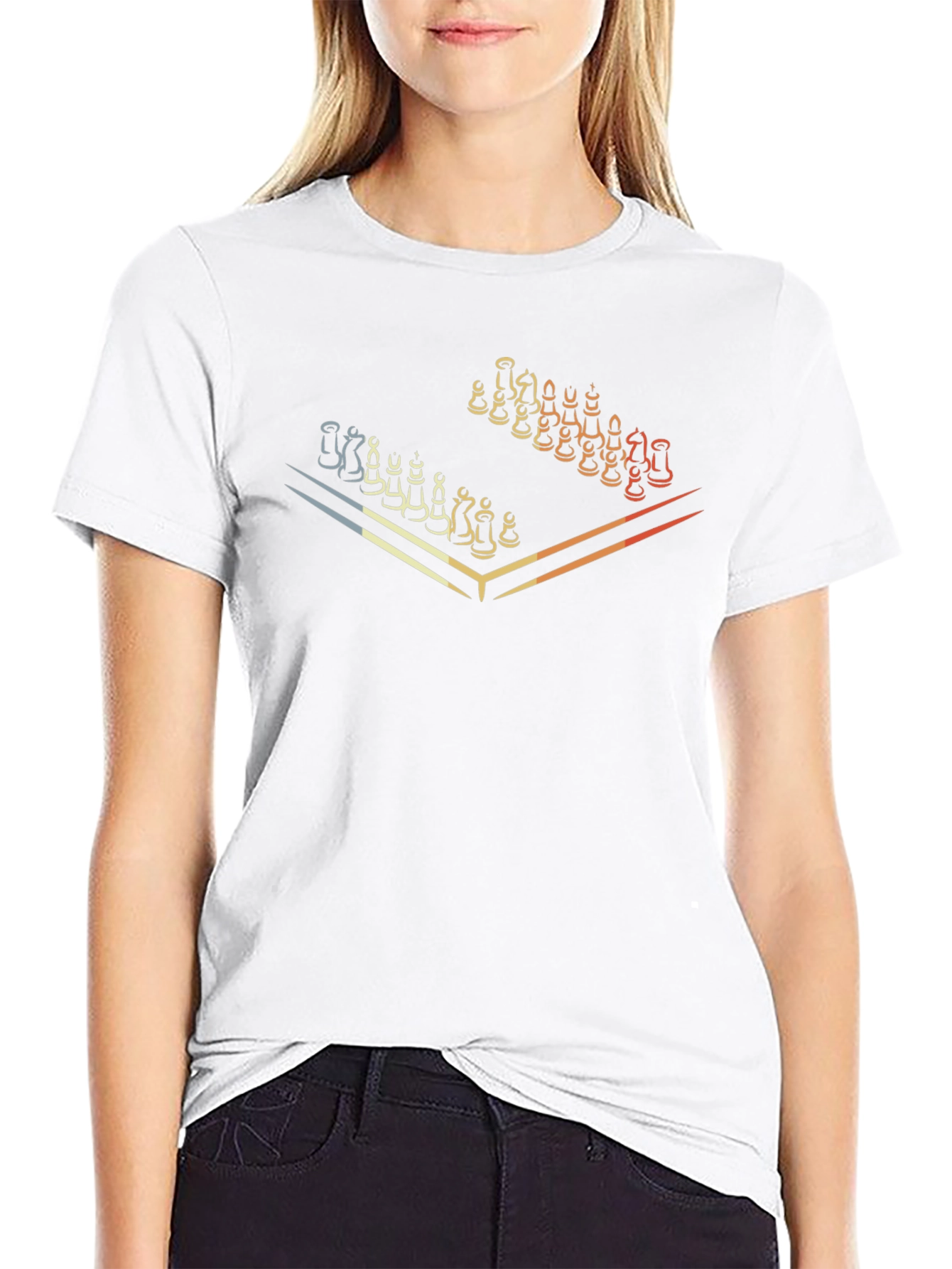 Chessboard Graphic Tee - Stylish Strategy Shirt
