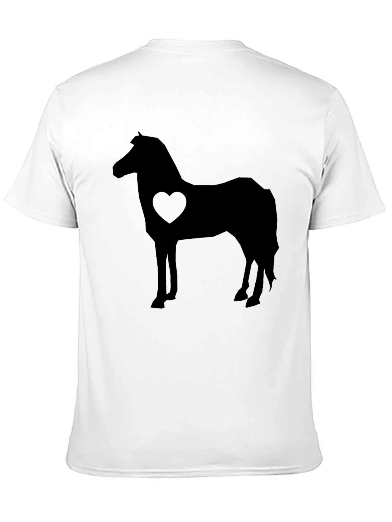 Horse Love T-Shirt - Black Graphic Tee