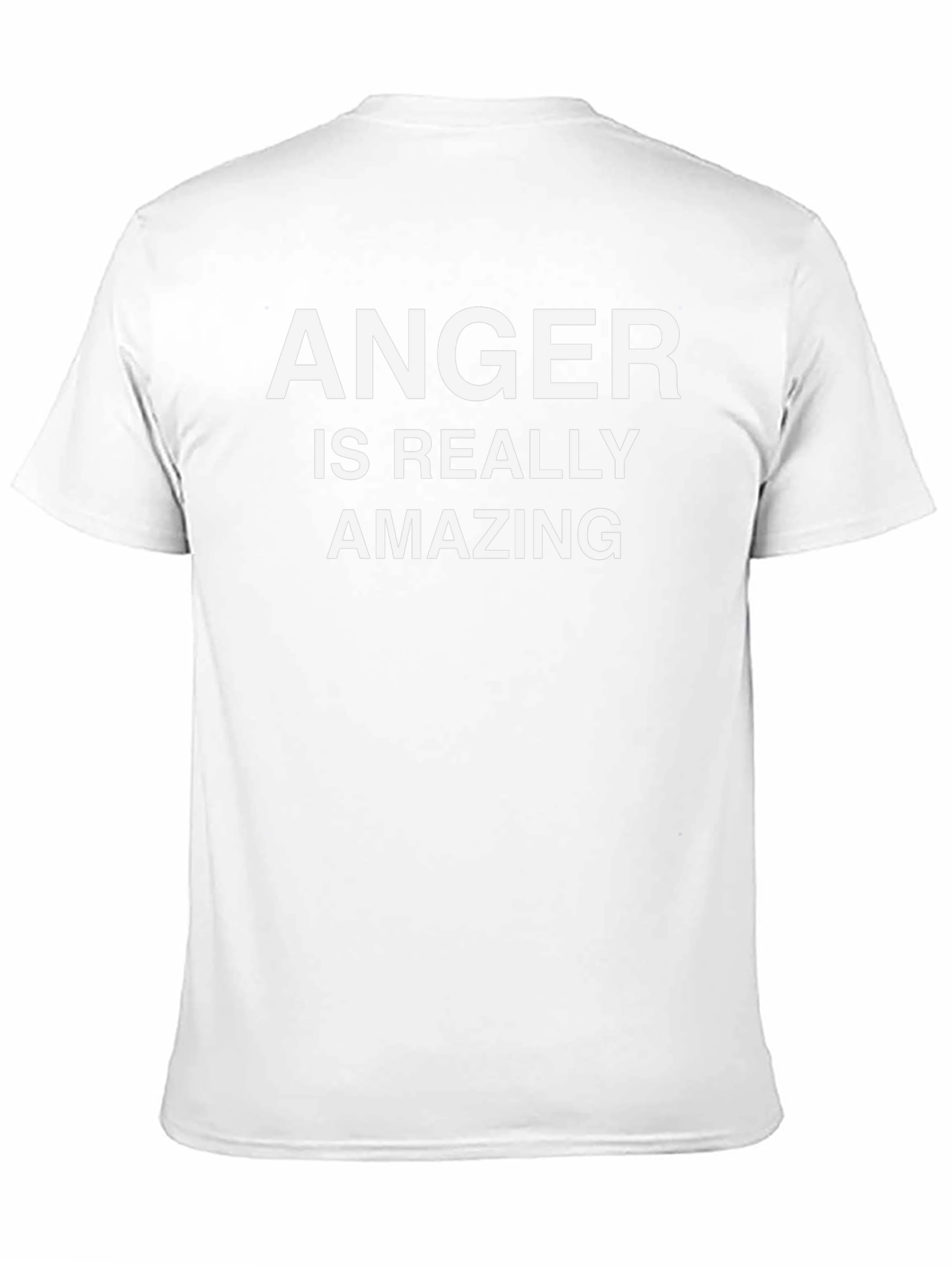 Anger Is Really Amazing Black Tee Shirt