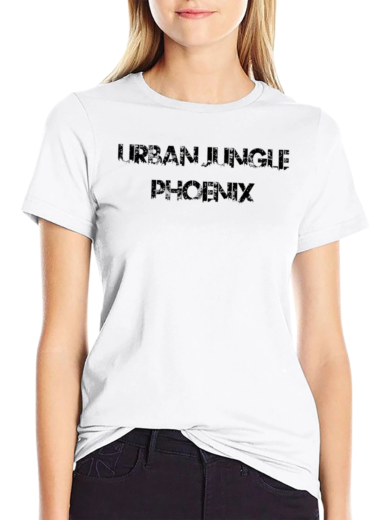 Urban Jungle Phoenix Black T-Shirt