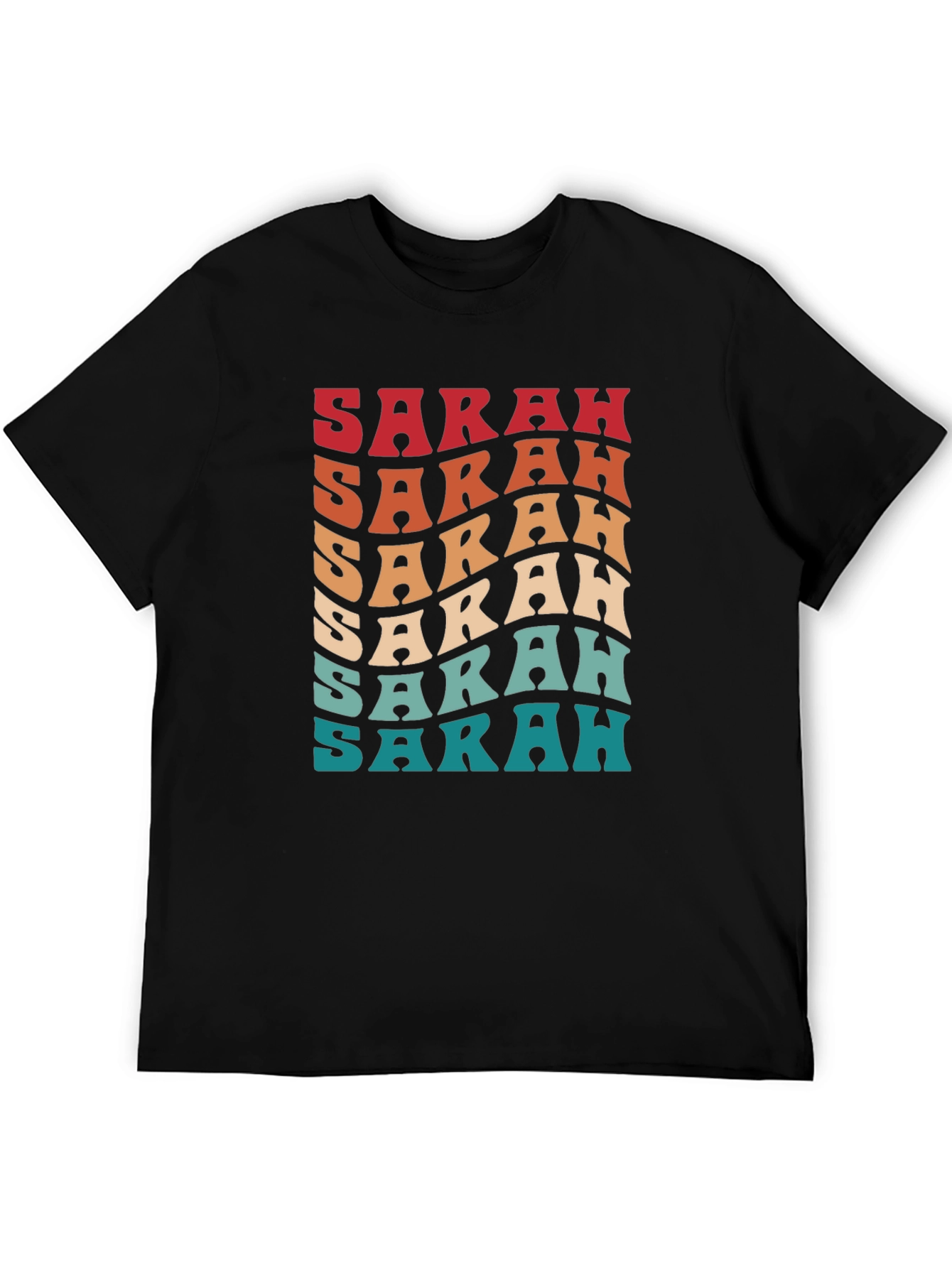 Retro Sarah Name T-Shirt - Custom Gift!