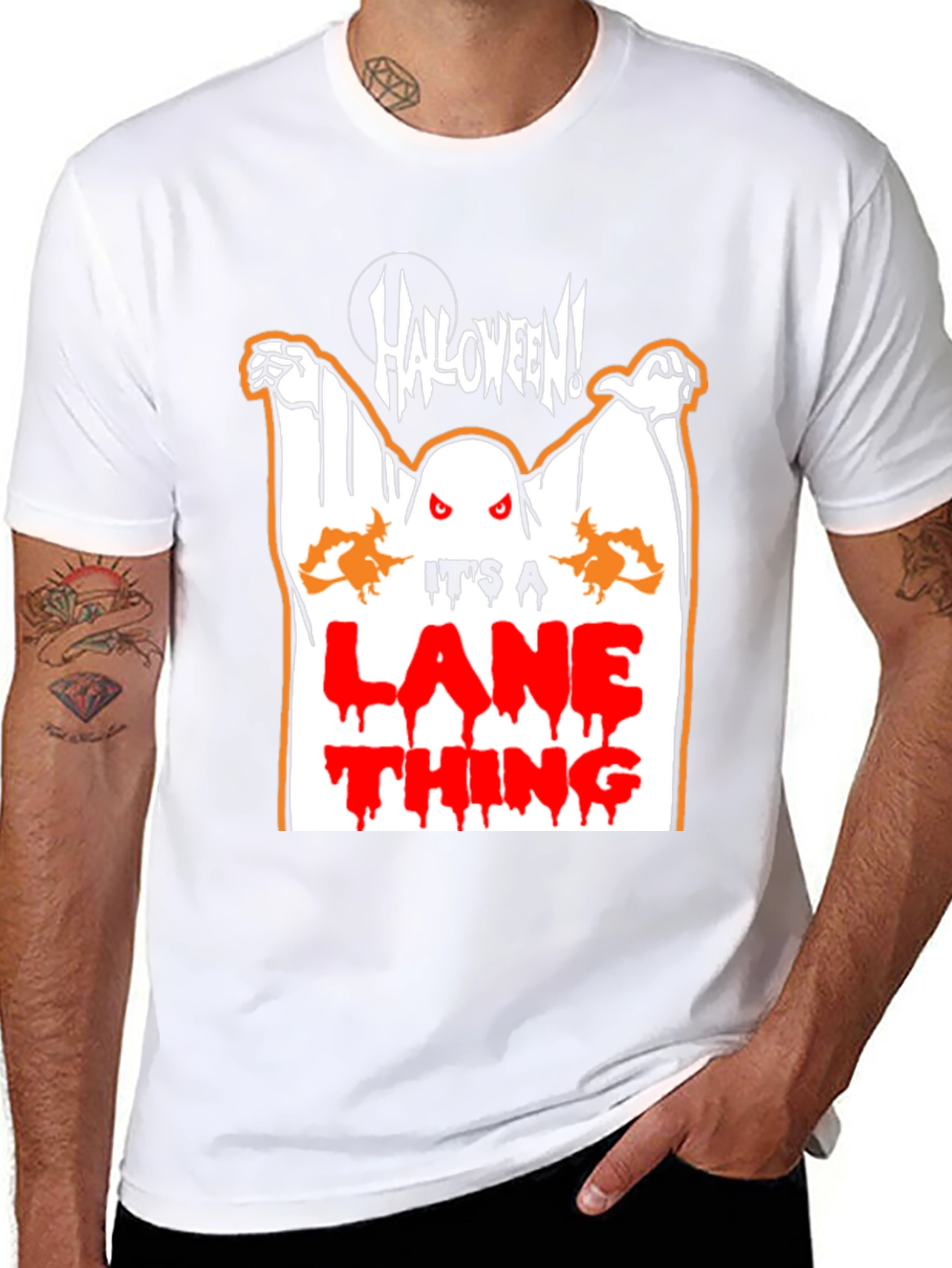 Halloween Lane Thing Graphic T-Shirt