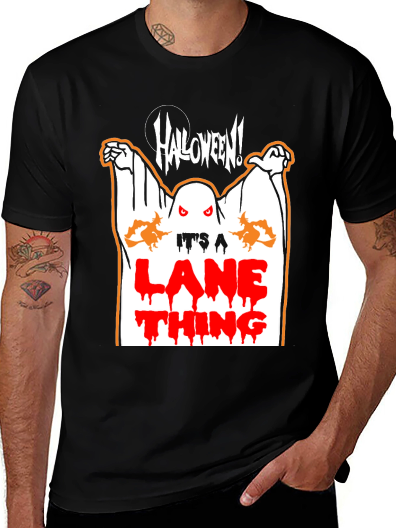 Halloween Lane Thing Graphic T-Shirt